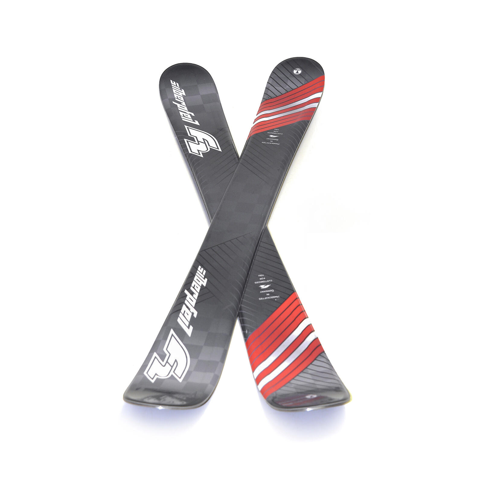 F2 Snowblades Silberpfeil 99cm Set con fijación de estribo Fun Ski Esquí corto 2/3