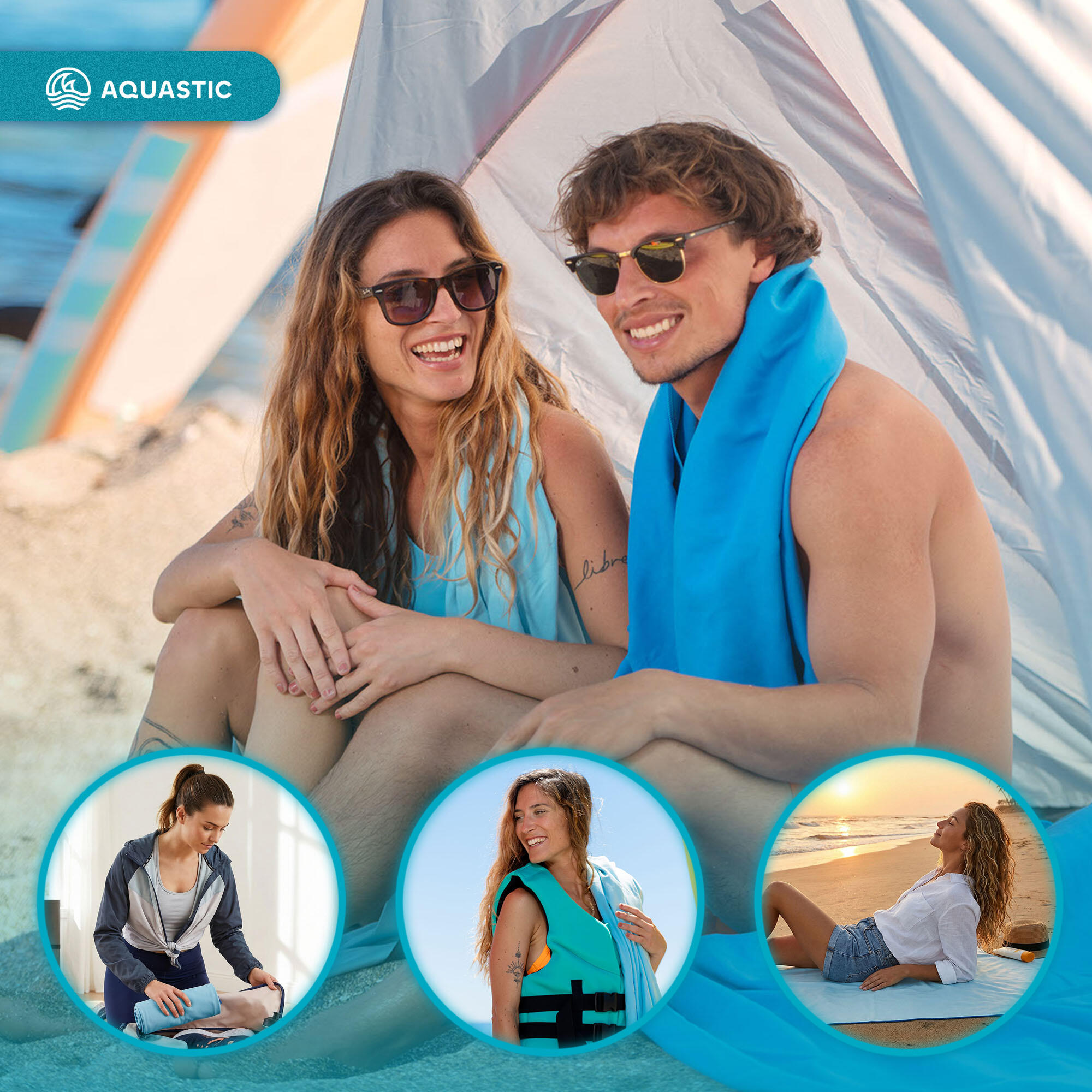 Serviette à séchage rapide AQUASTIC Havelu 4/7