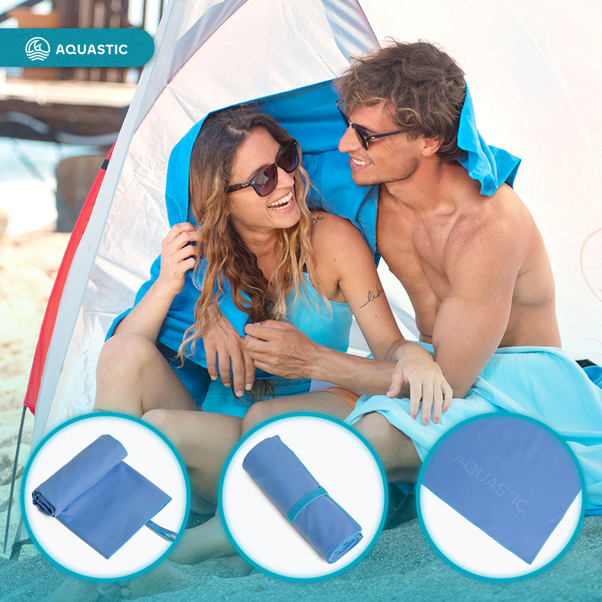 Serviette à séchage rapide AQUASTIC Havelu 3/7