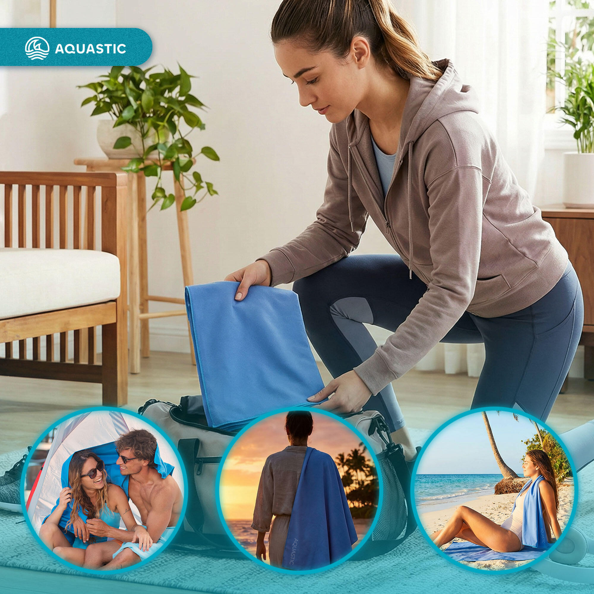 Serviette à séchage rapide AQUASTIC Havelu 4/7