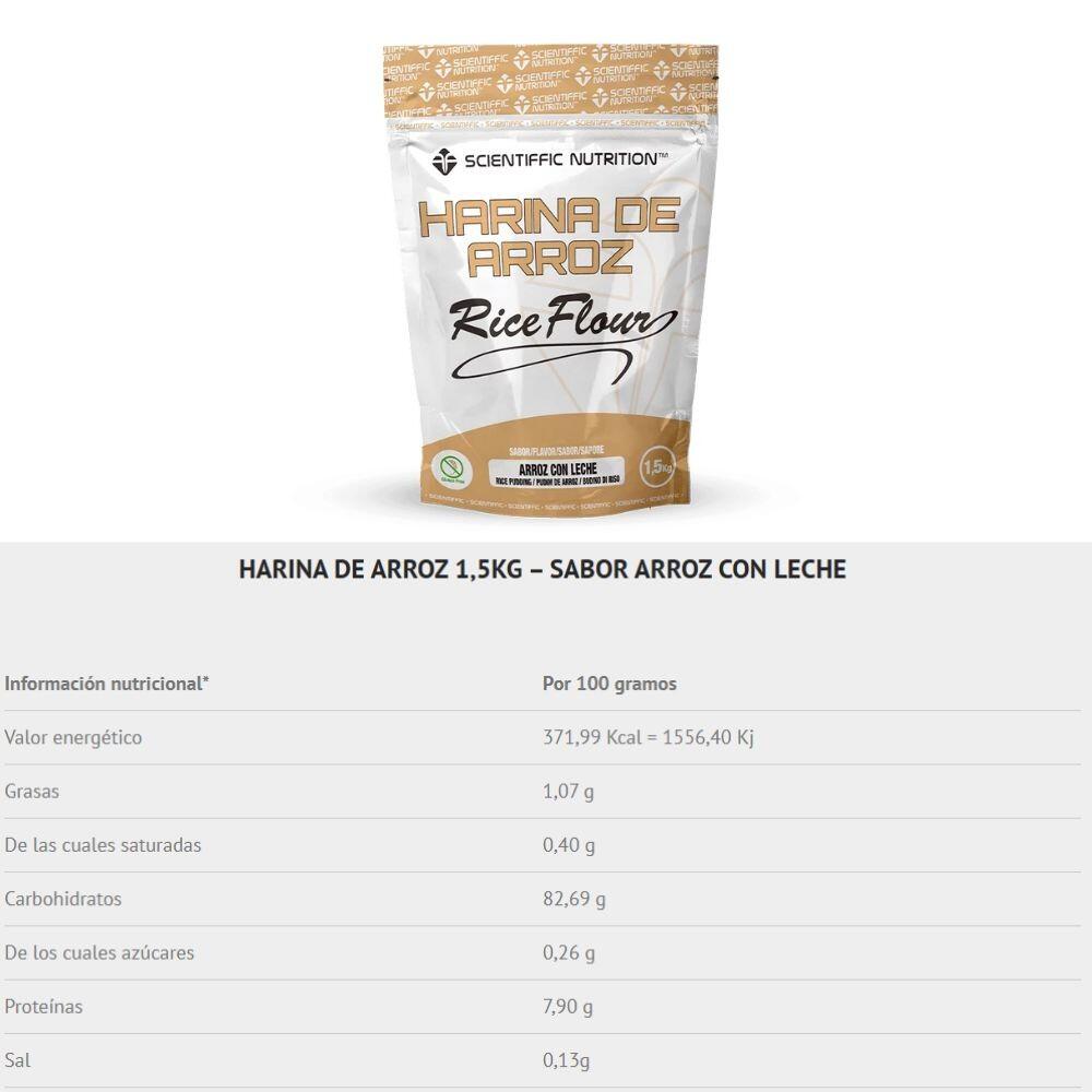Harina Pregelatinizada de Arroz 1.5 Kg Arroz con Leche 3/3