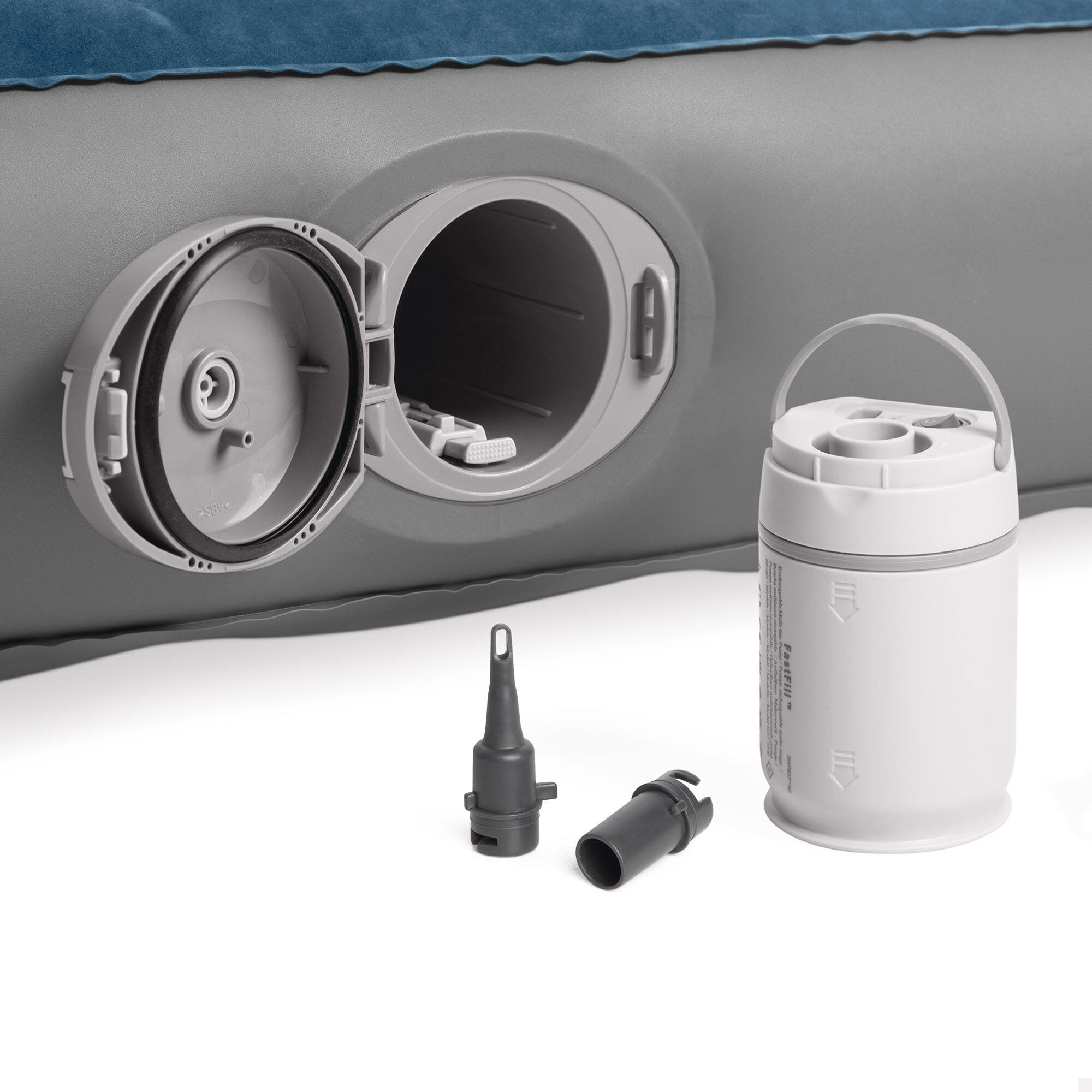 Intex 64189NP - Materasso Gonf Matrimoniale Prestige Downy con Pompa 152x203x25 6/7