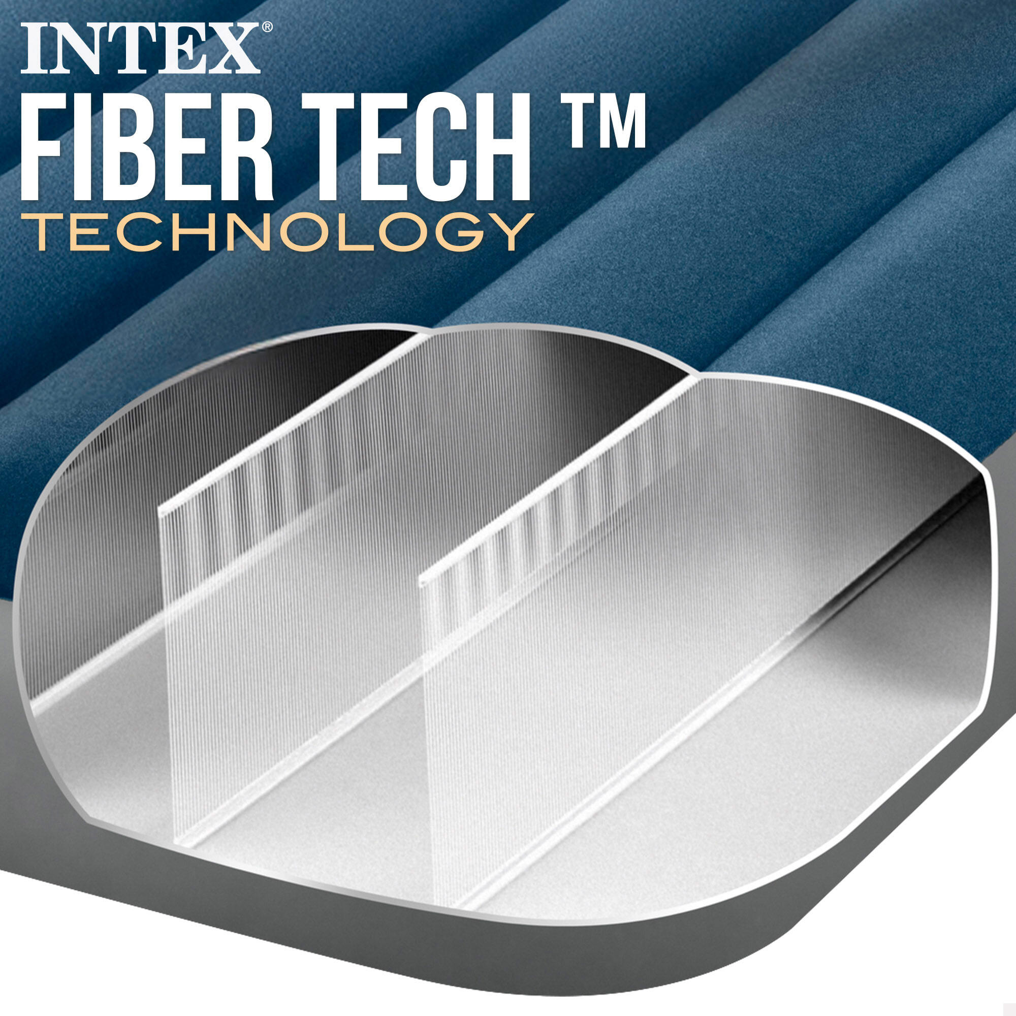 Intex 64189NP - Materasso Gonf Matrimoniale Prestige Downy con Pompa 152x203x25 7/7