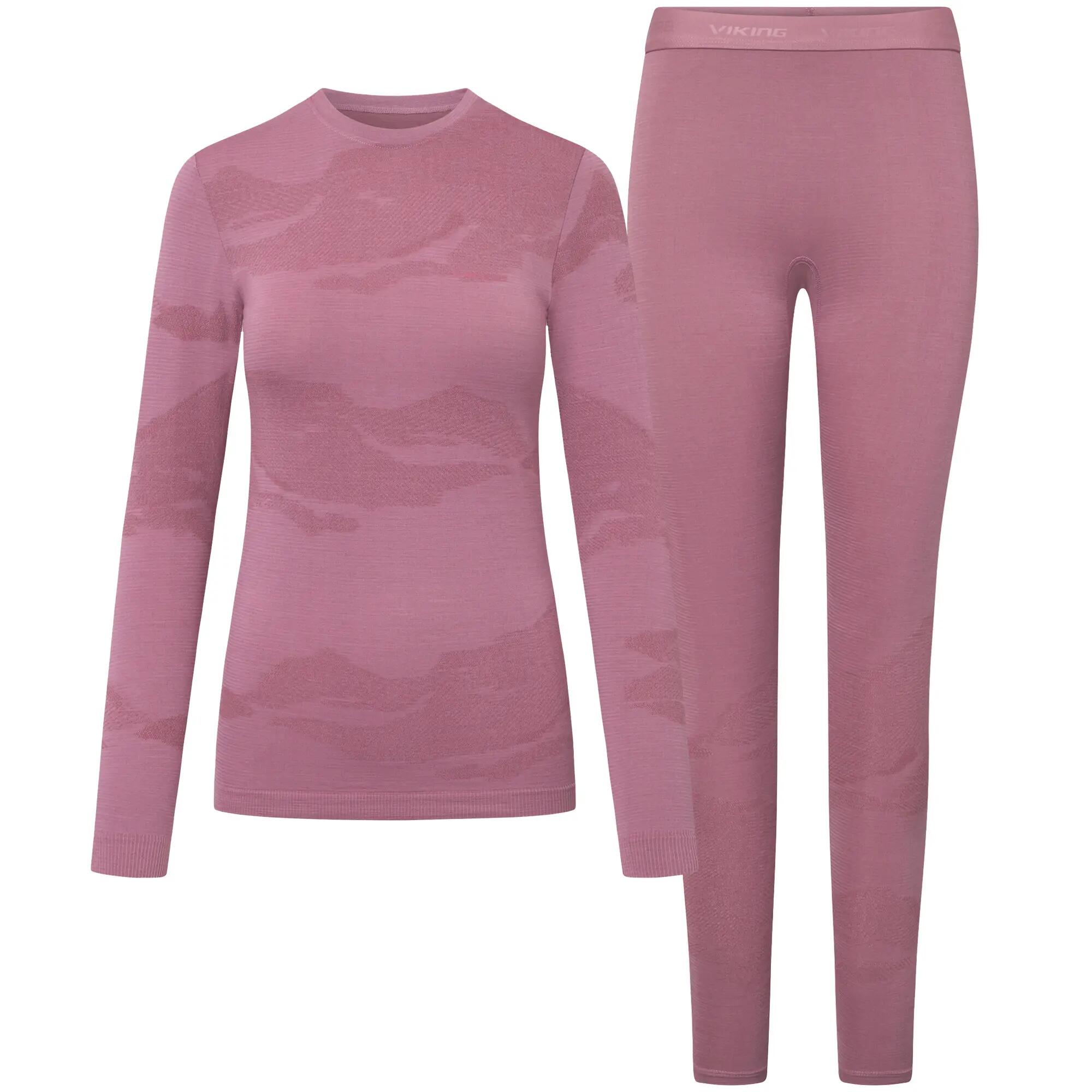 Intimo tecnico donna VIKING Gasher set Merino 7/8
