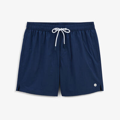 Pantaloncini da bagno tinta unita Nestor blu opale