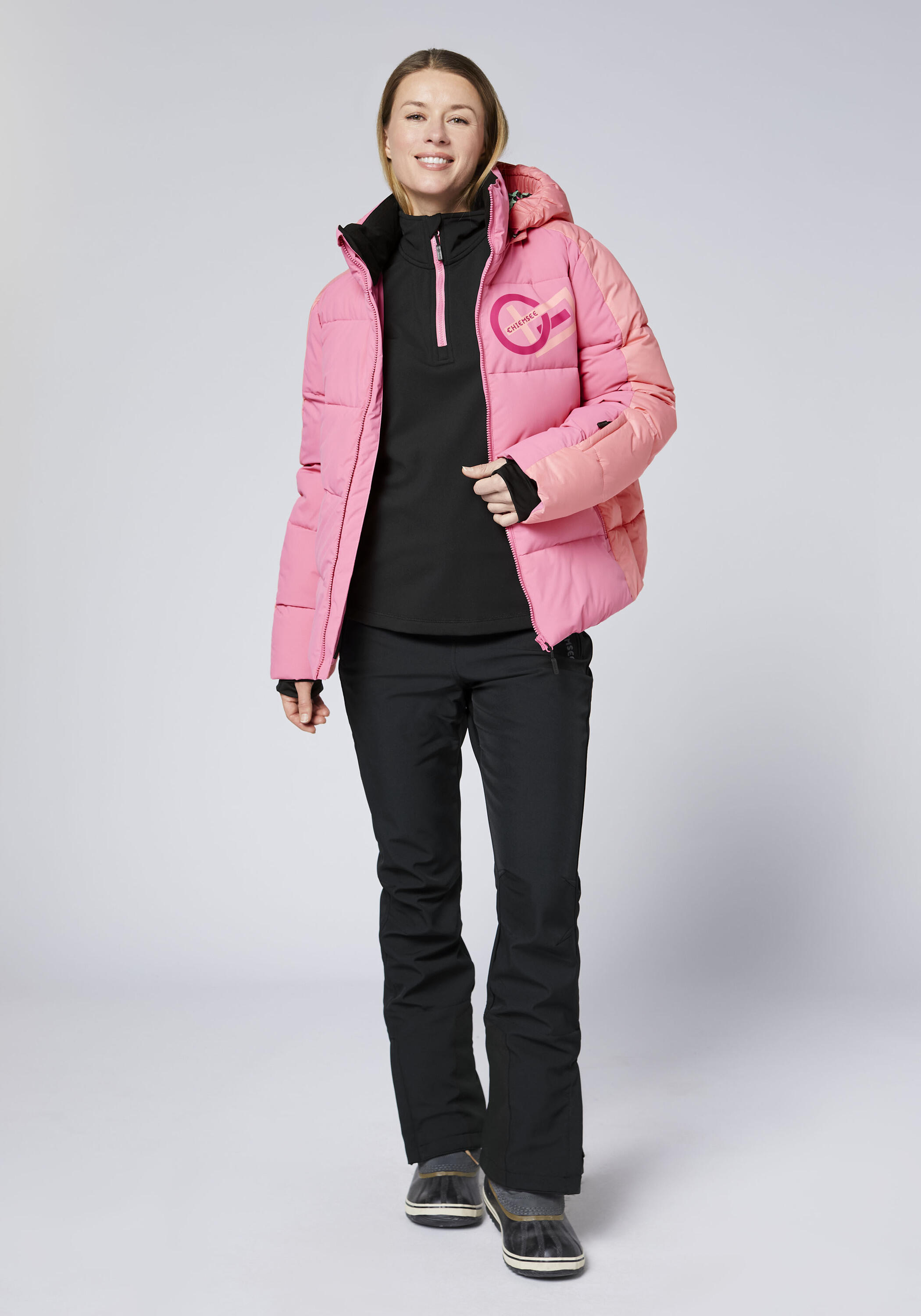Fleecepullover mit kurzem Reißverschluss 5/7