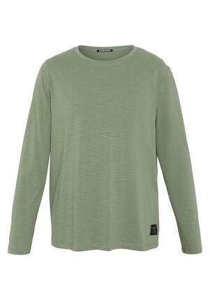 Langarmshirt mit Print in Spray-Optik