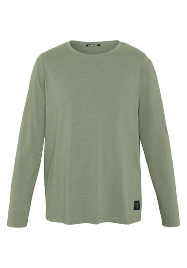 Langarmshirt mit Print in Spray-Optik