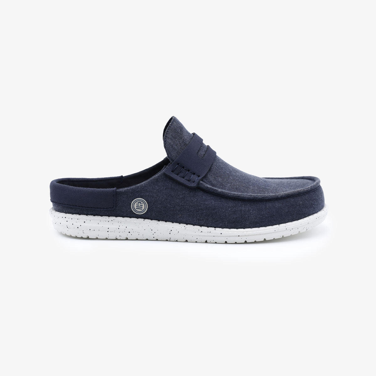 Mules mocassini Bidart blu navy 3/6