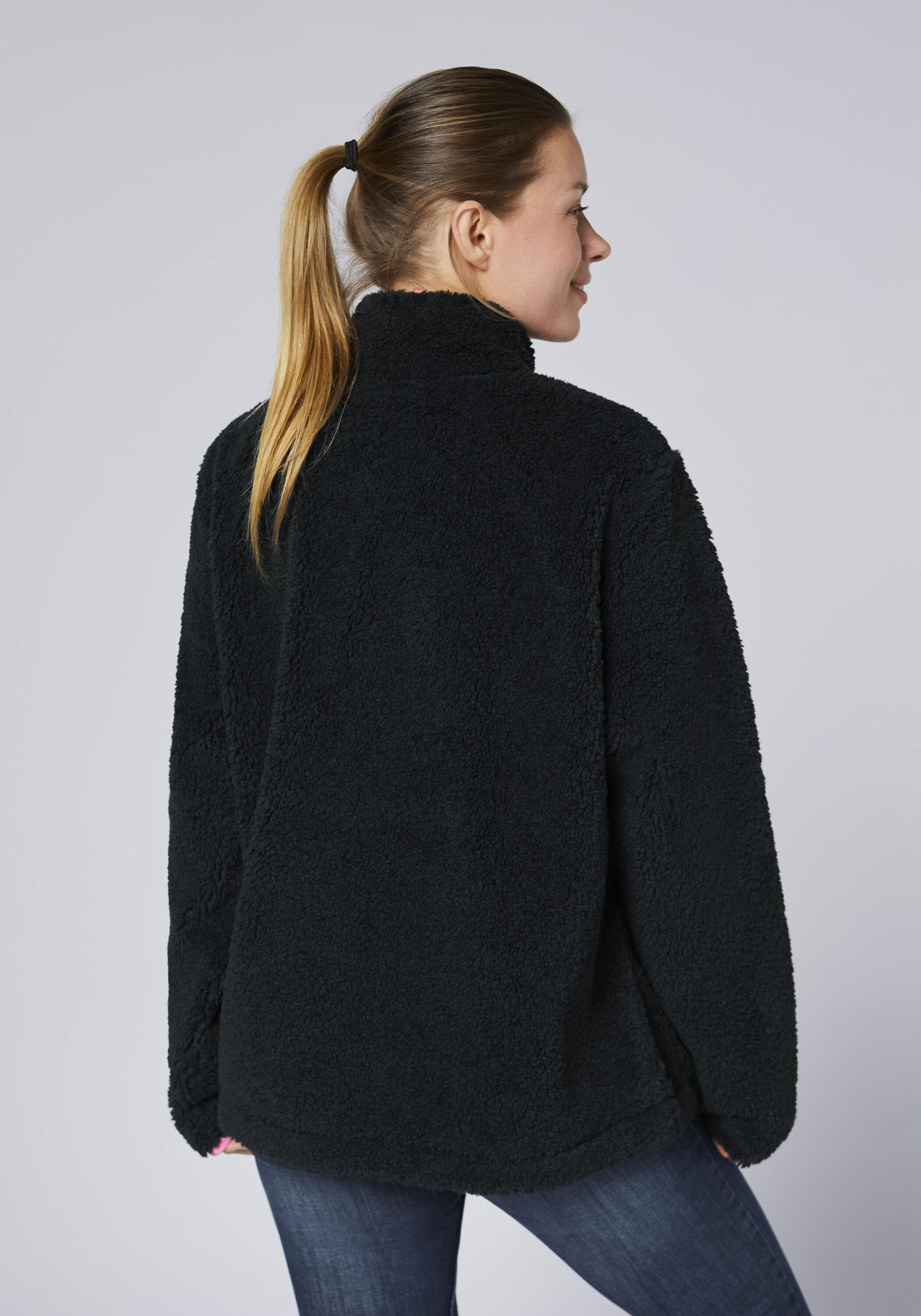 Fleecejacke mit Stehkragen 5/7