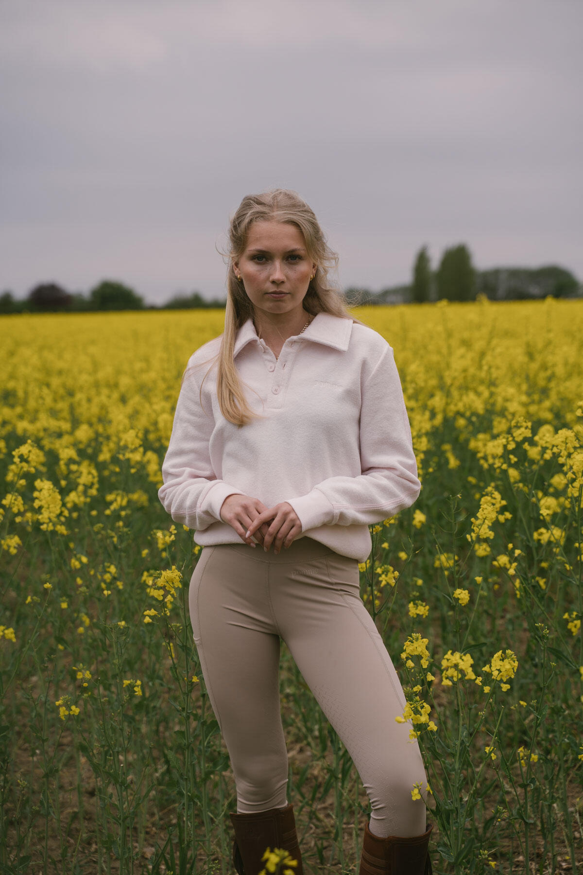 Leggings d'équitation Millie Bling, couleur pavée 6/7