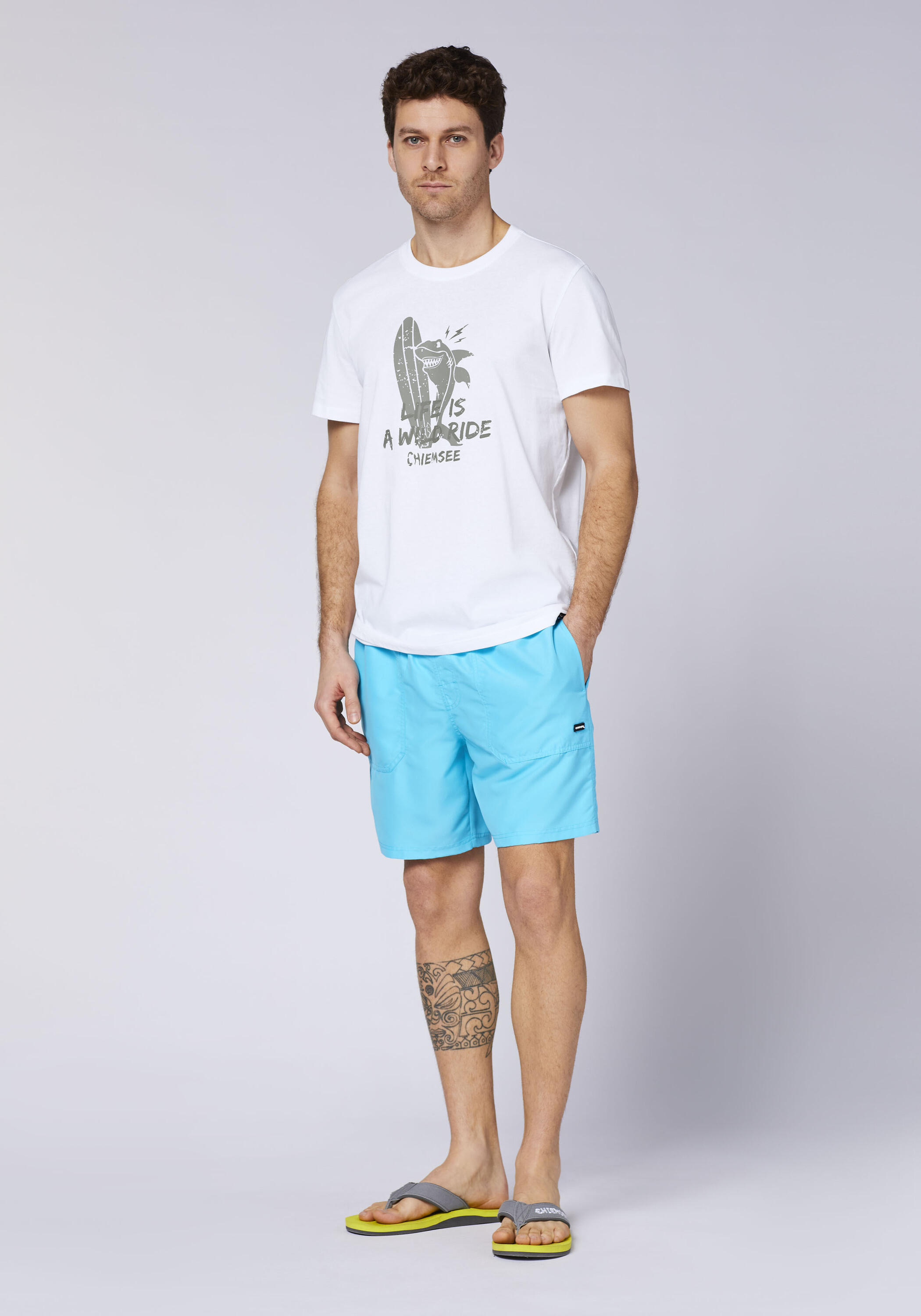 Badeshorts Badeshose mit Innenslip 5/7