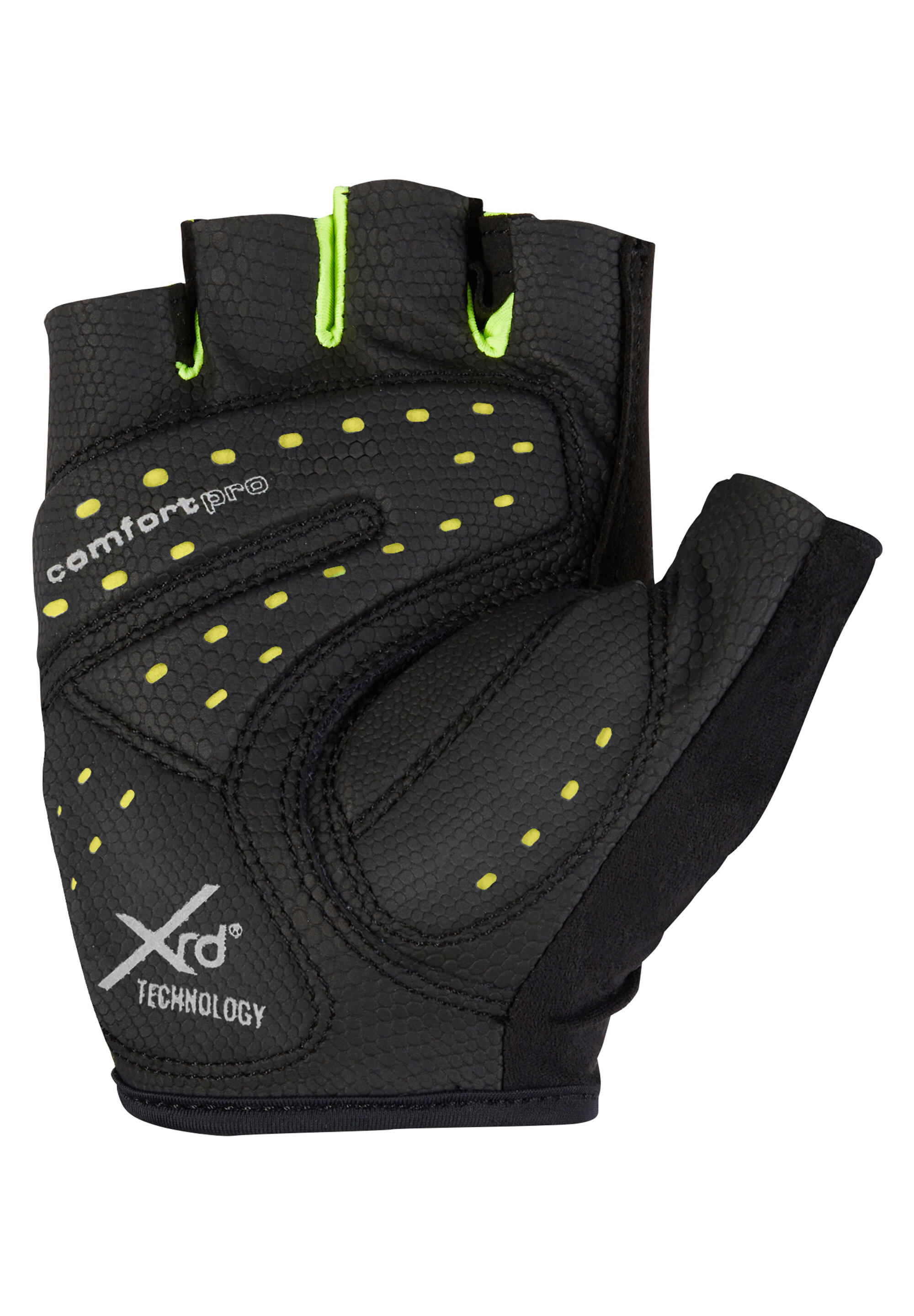 Fahrradhandschuhe CUDJO-Z gelb-meliert 3/3