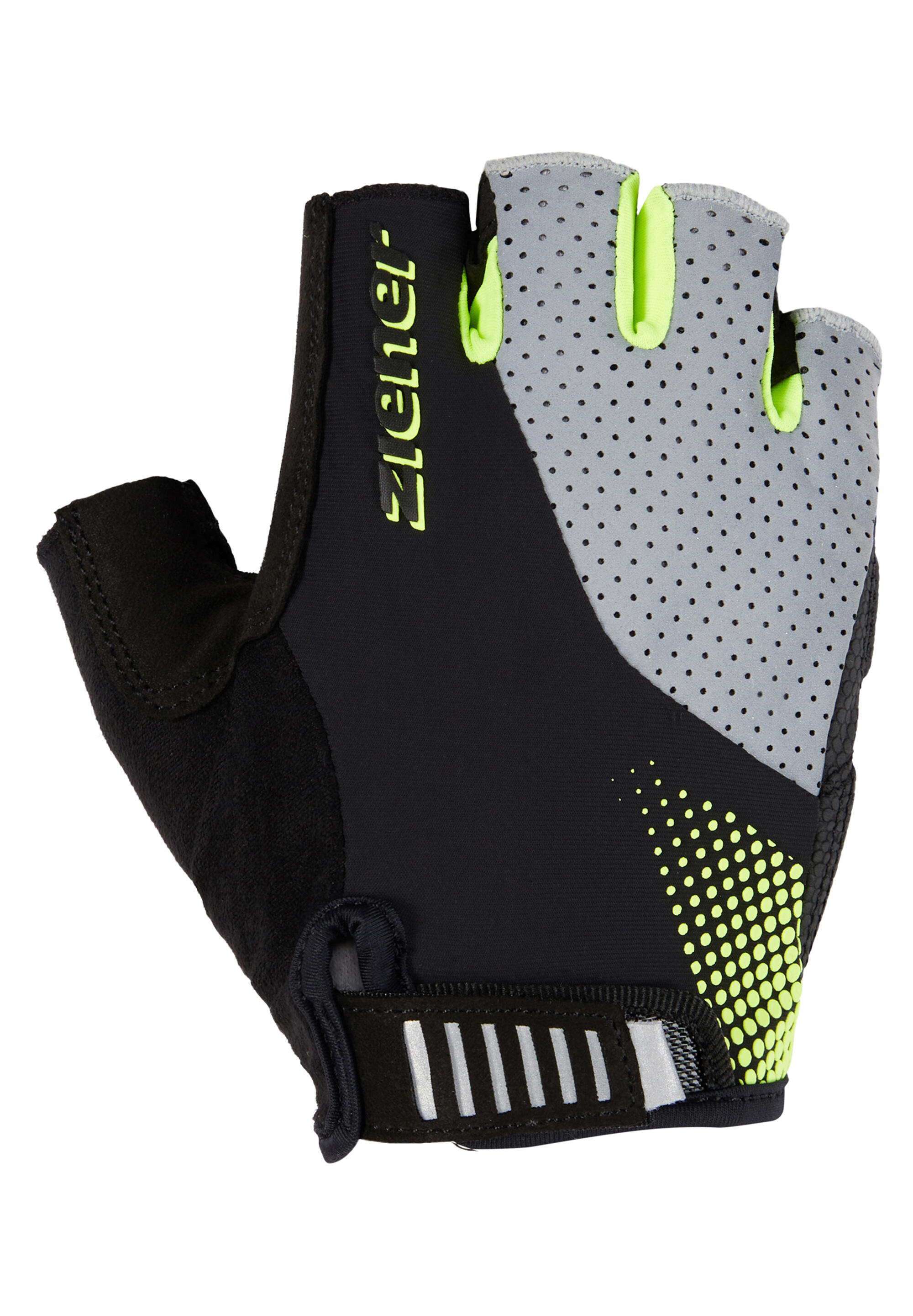 Fahrradhandschuhe CUDJO-Z gelb-meliert 2/3