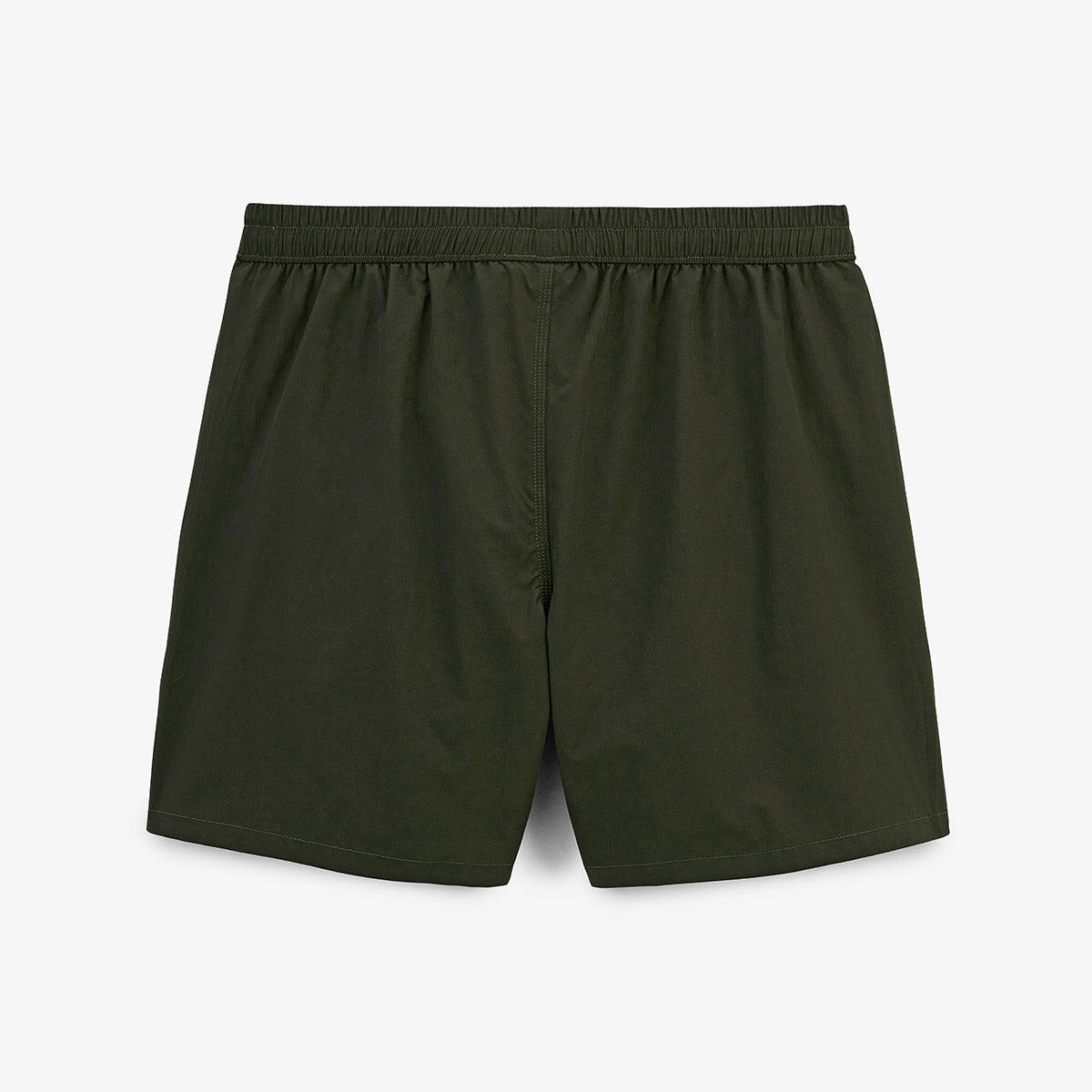 Pantaloncini da bagno tinta unita Nestor verde kaki 3/4