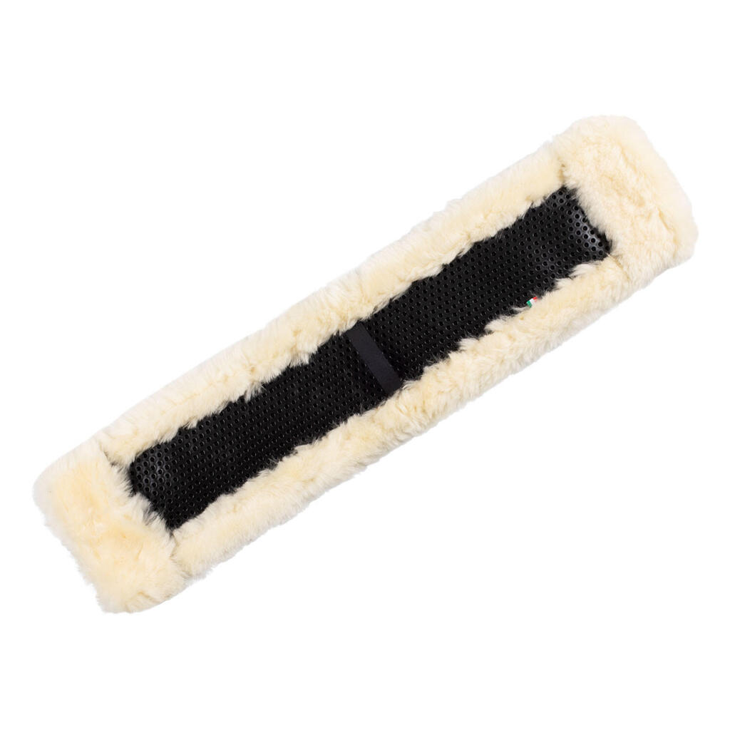 Western gel classic sheepskin girth cover, widened style