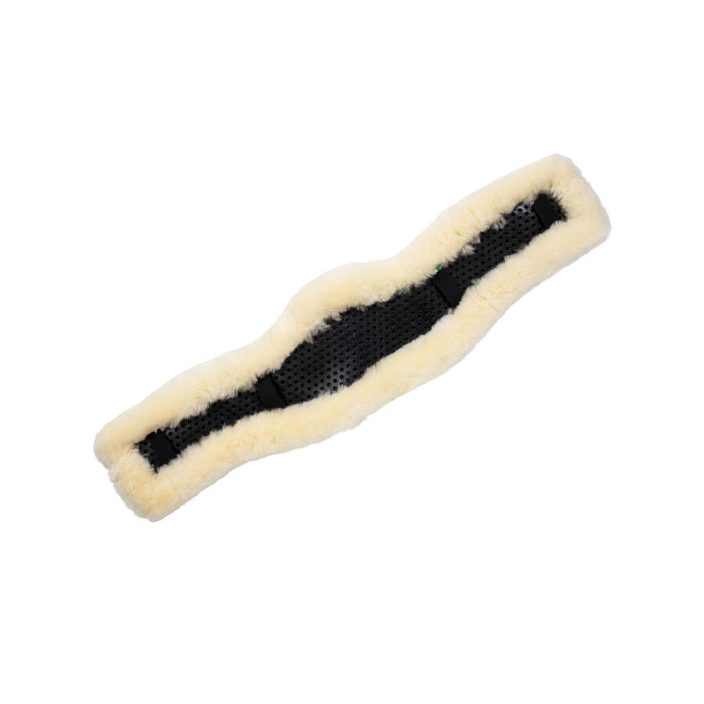 Short gel girth cover classic sheepskin