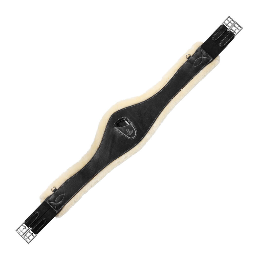Sheepskin synthetic removable girth cover