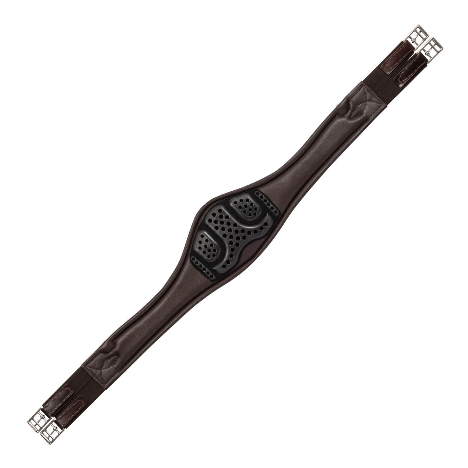 Anatomischer lederbauchgurt für pferde 2/5