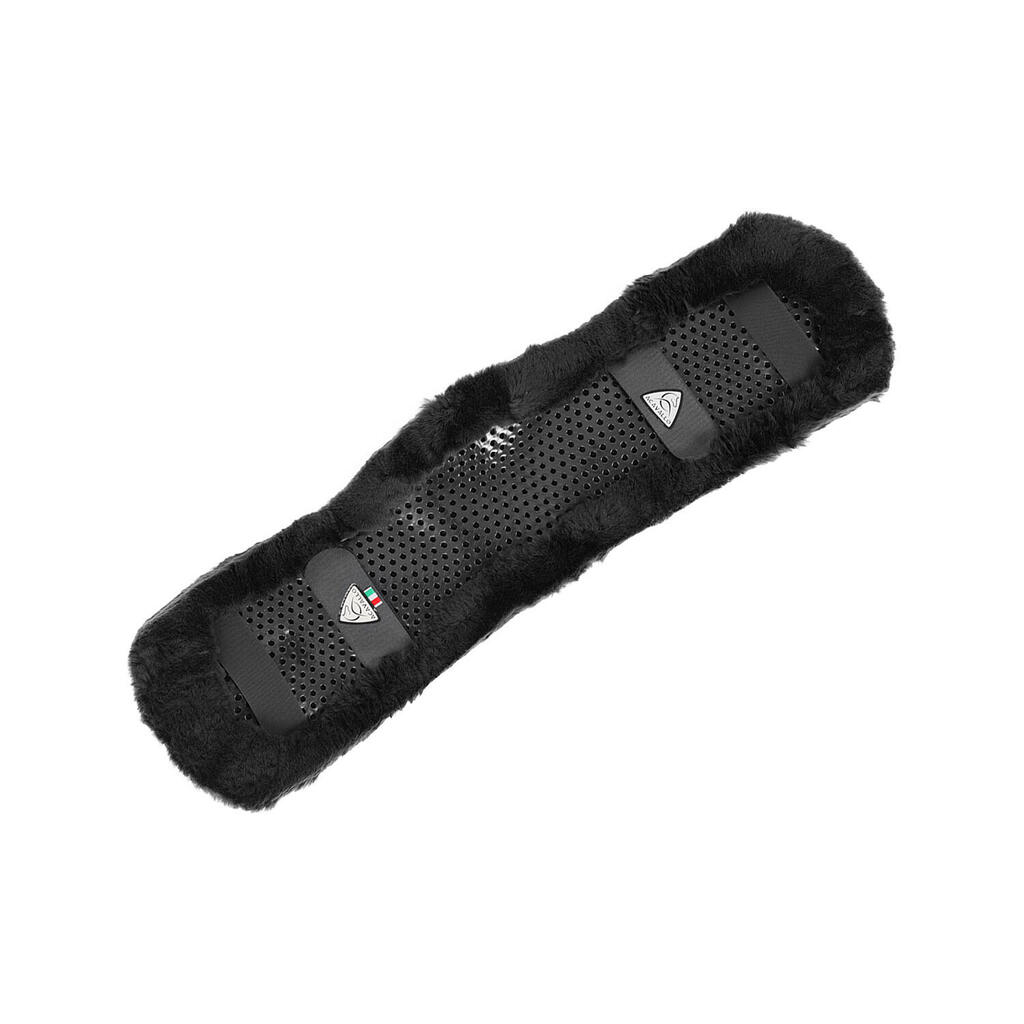 Shaped gel girth cover classic sheepskin