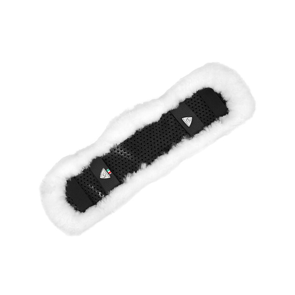 Shaped gel girth cover classic sheepskin