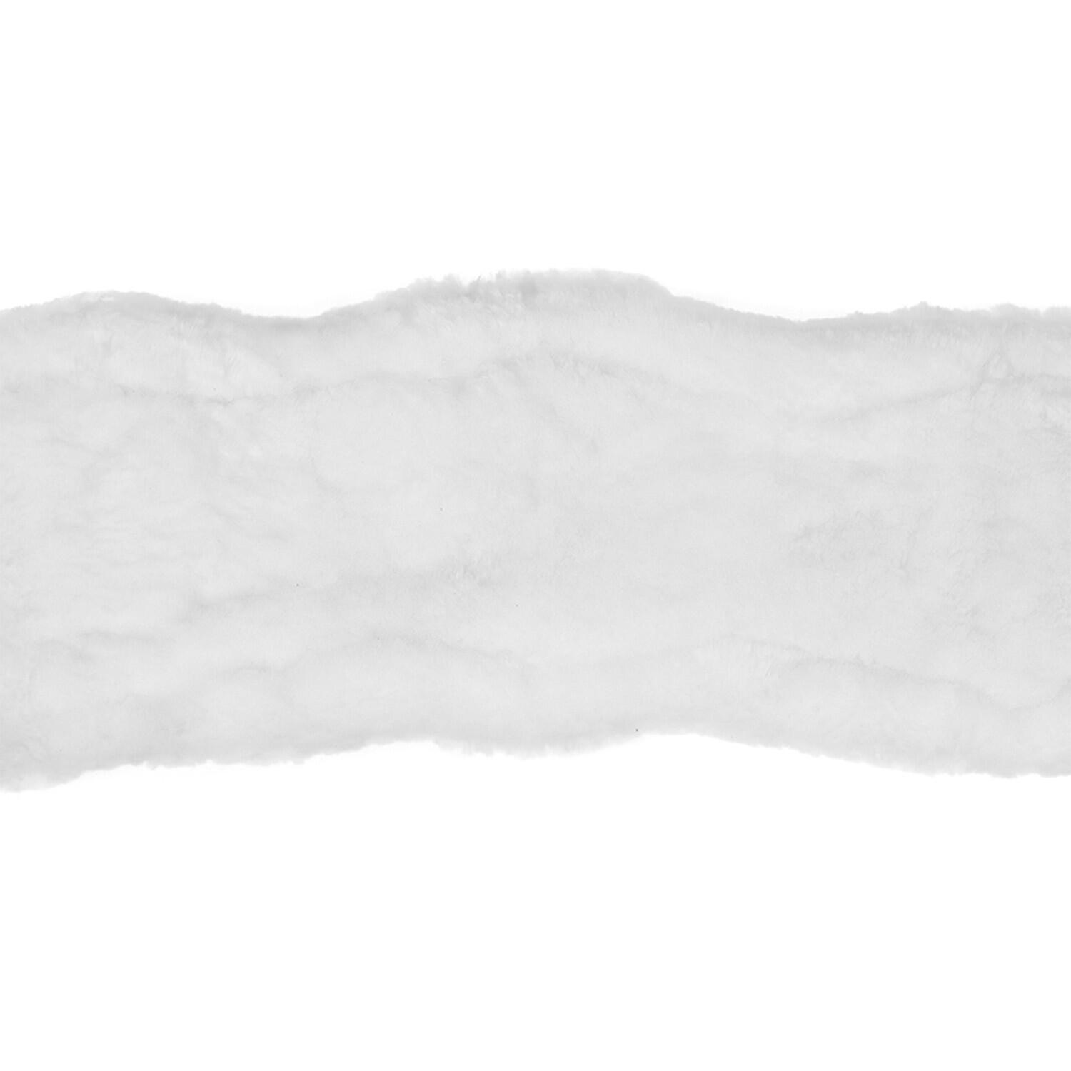 Geformte gel-satteldecke klassisches lammfell für gurt 4/4