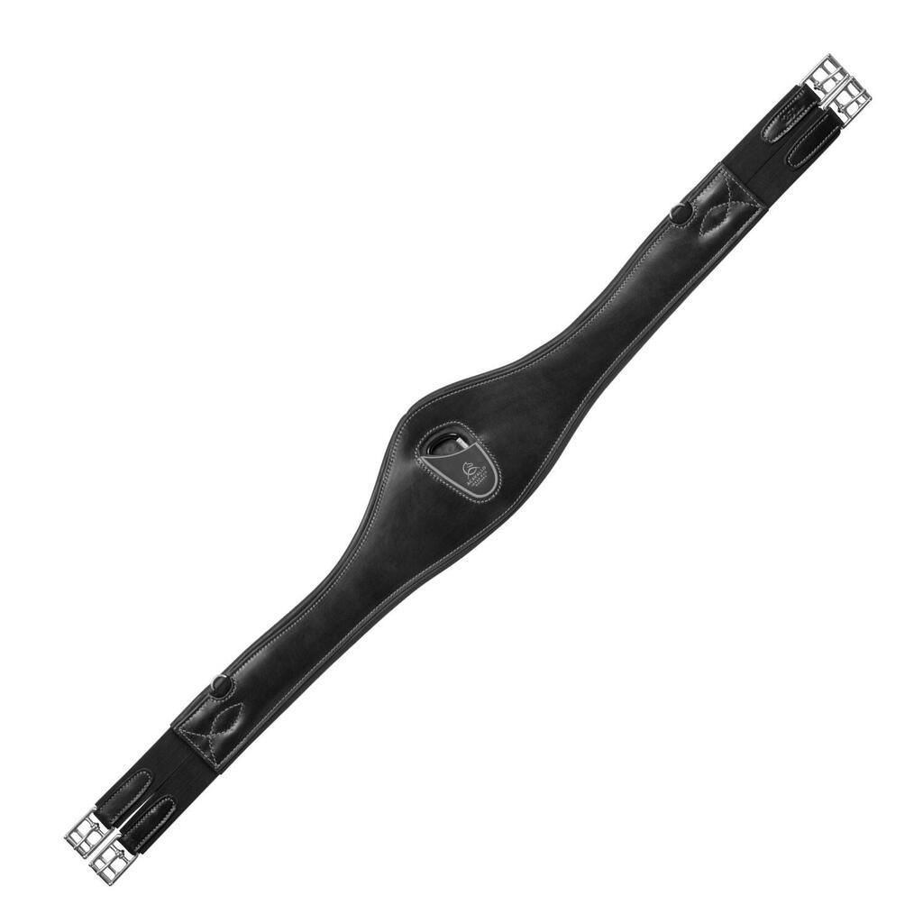 Anatomic leather belly girth