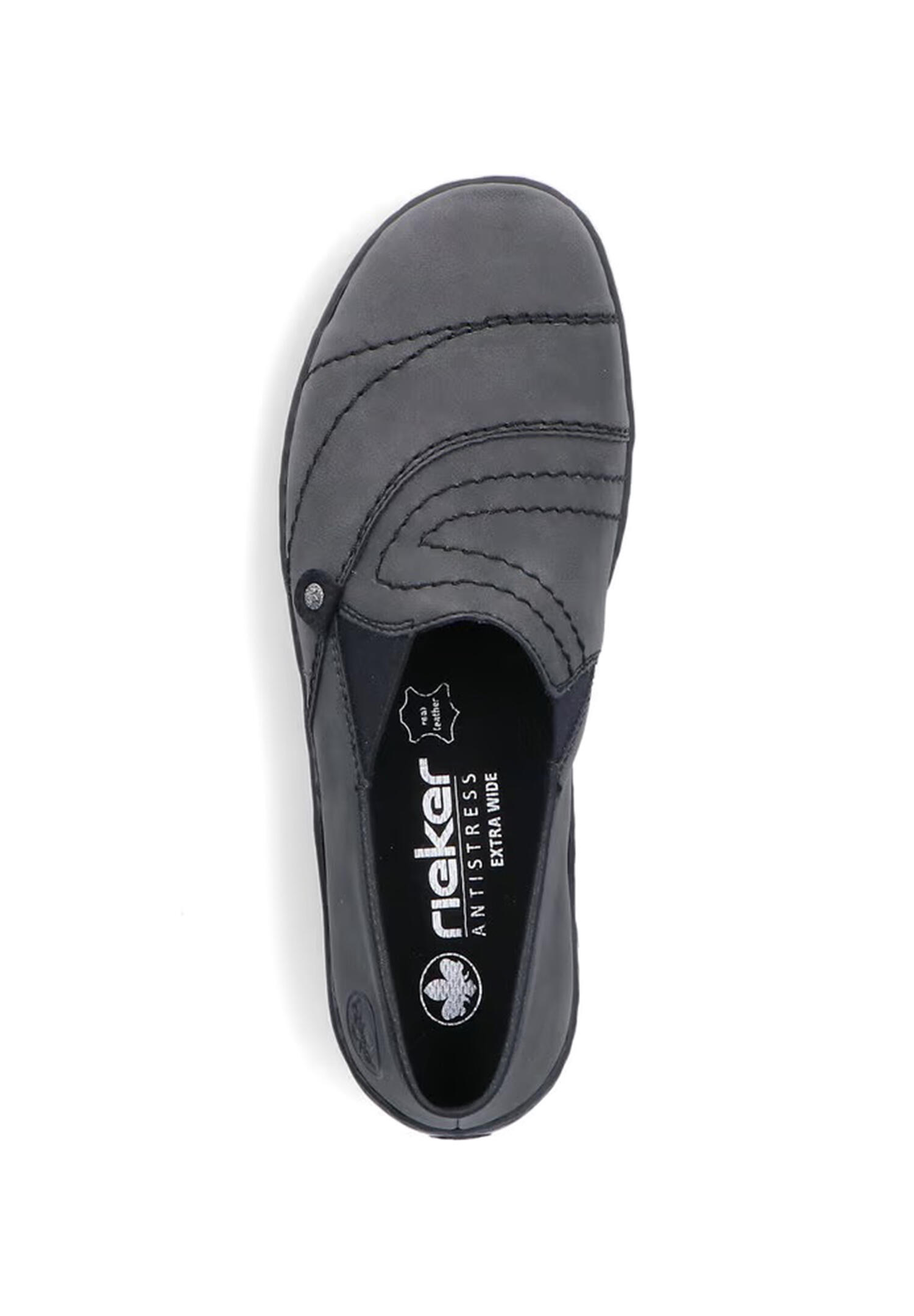 Rieker Damen Loafer  Komfort Extraweite  48961-45  Grey 4/5