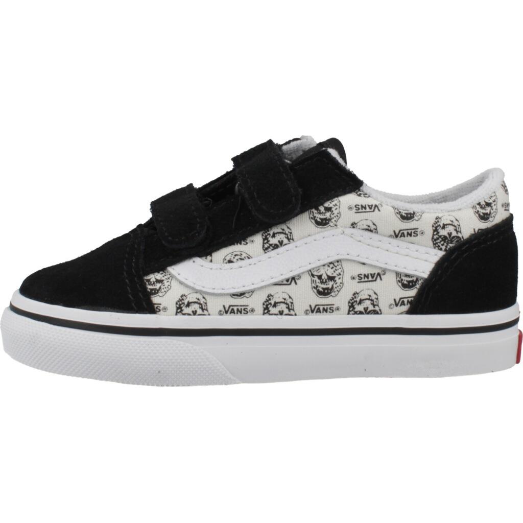 Buty VANS OLD SKOOL V SKULLS Czarny 2/5