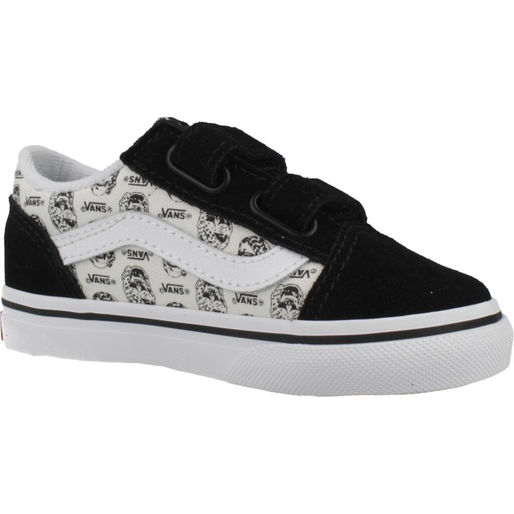 Buty VANS OLD SKOOL V SKULLS Czarny 5/5