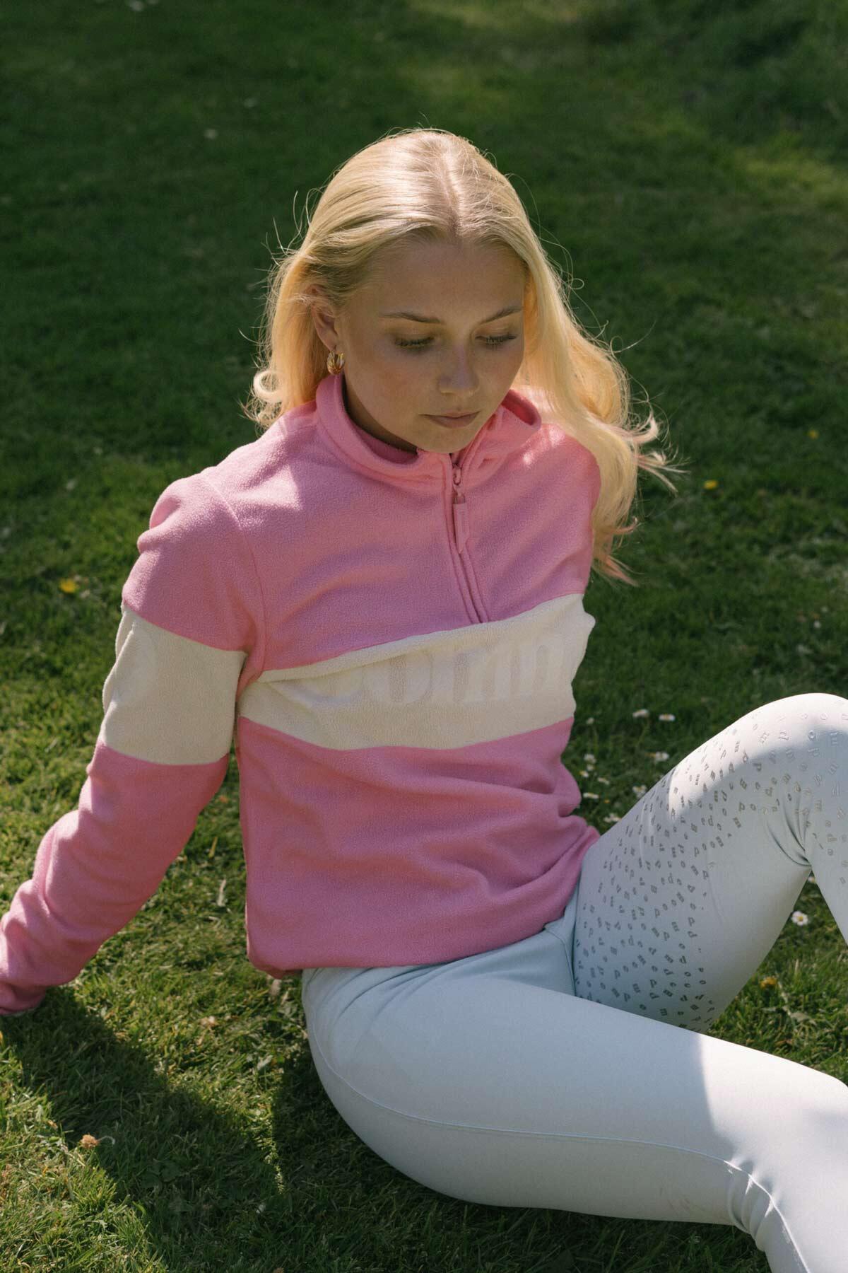 Polaire Alix, rose bonbon/beige 5/7