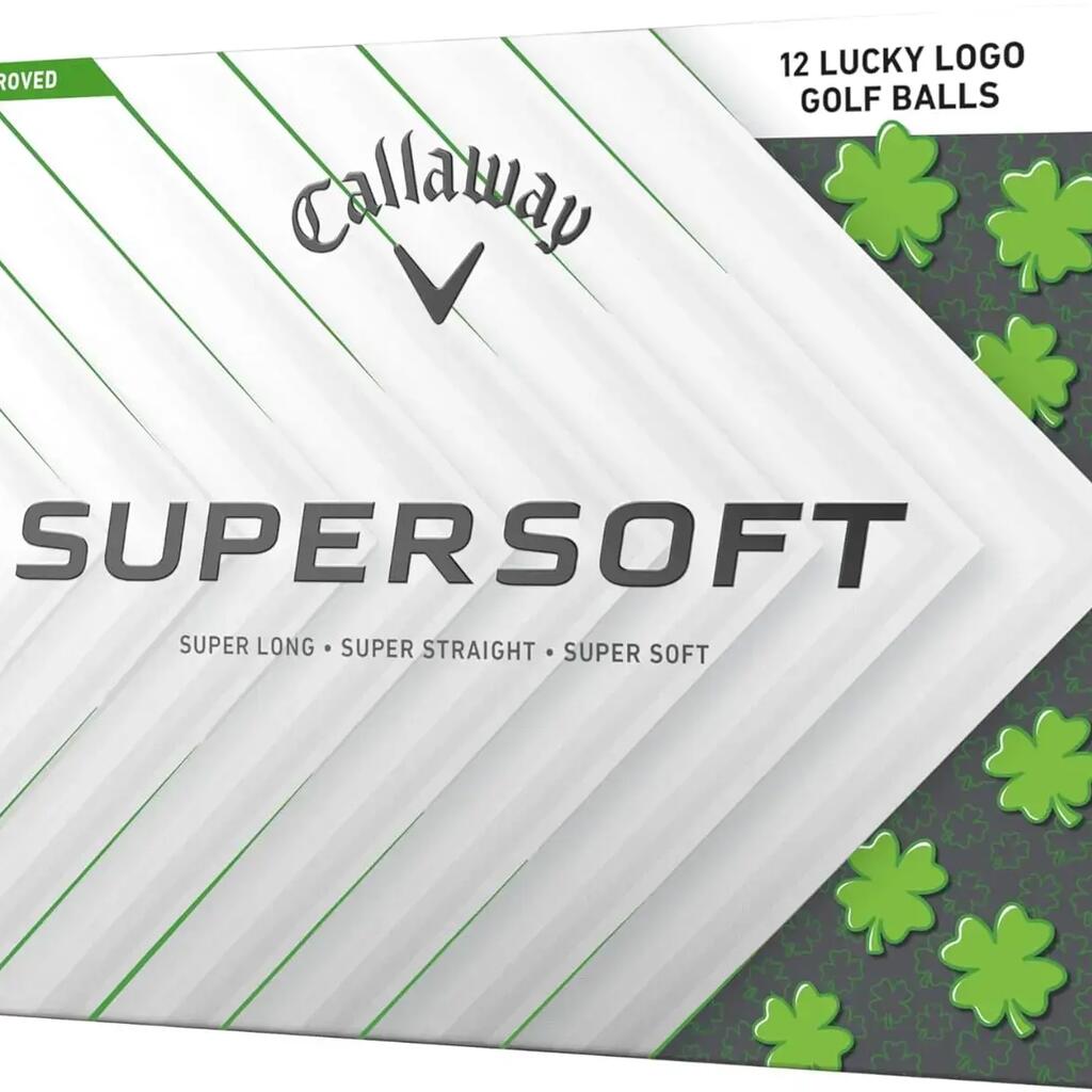 Callaway Supersoft Lucky Logo 2026, Balles de golf