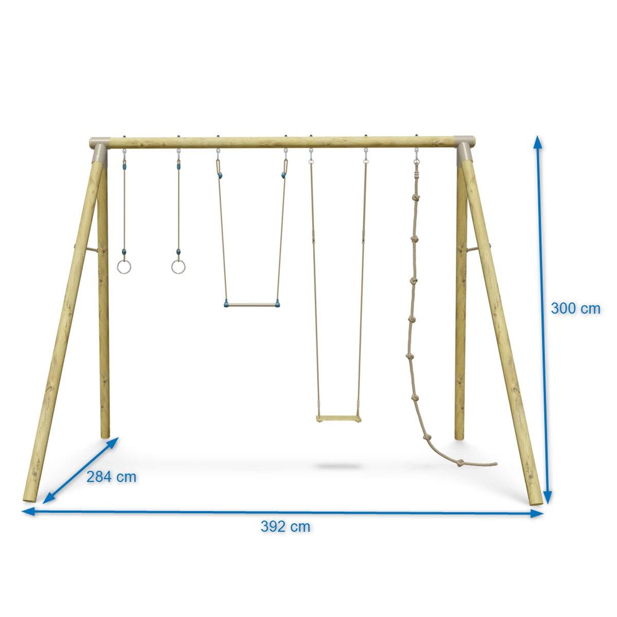 Portique bois adulte 3 m Trigano ALBERT 3/7