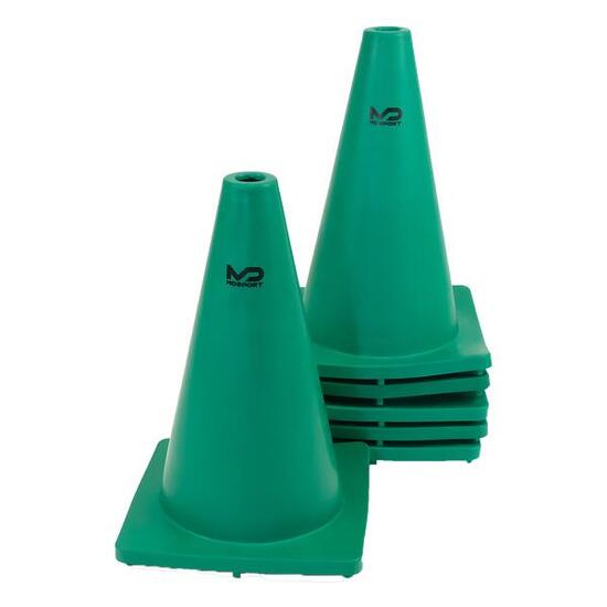 MDsport - Flexibler Kegel - groß - Set mit 6 - grün