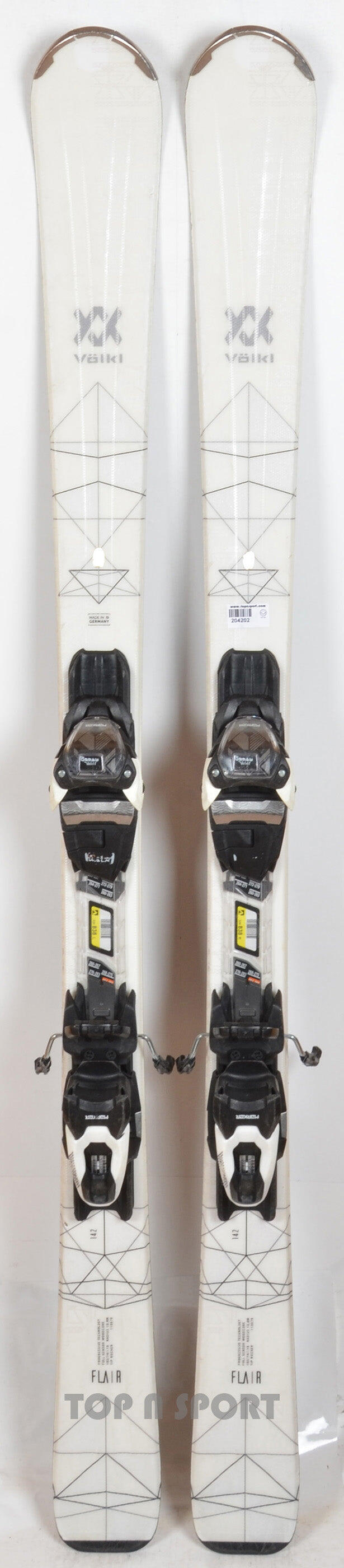 RECONDITIONNE - Skis Völkl FLAIR 7.4 white - BON 2/5
