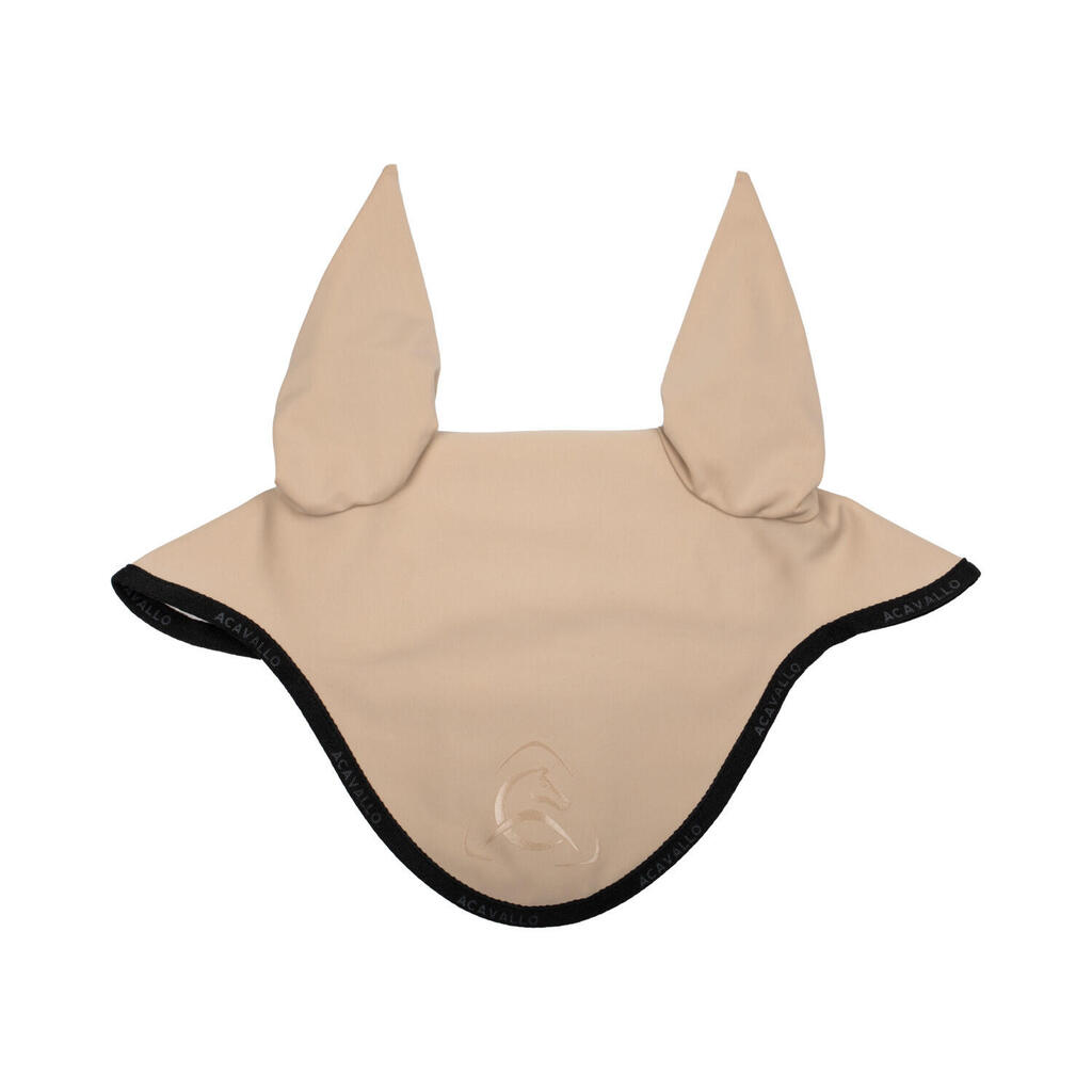 Elastane swim cap with silicone logo