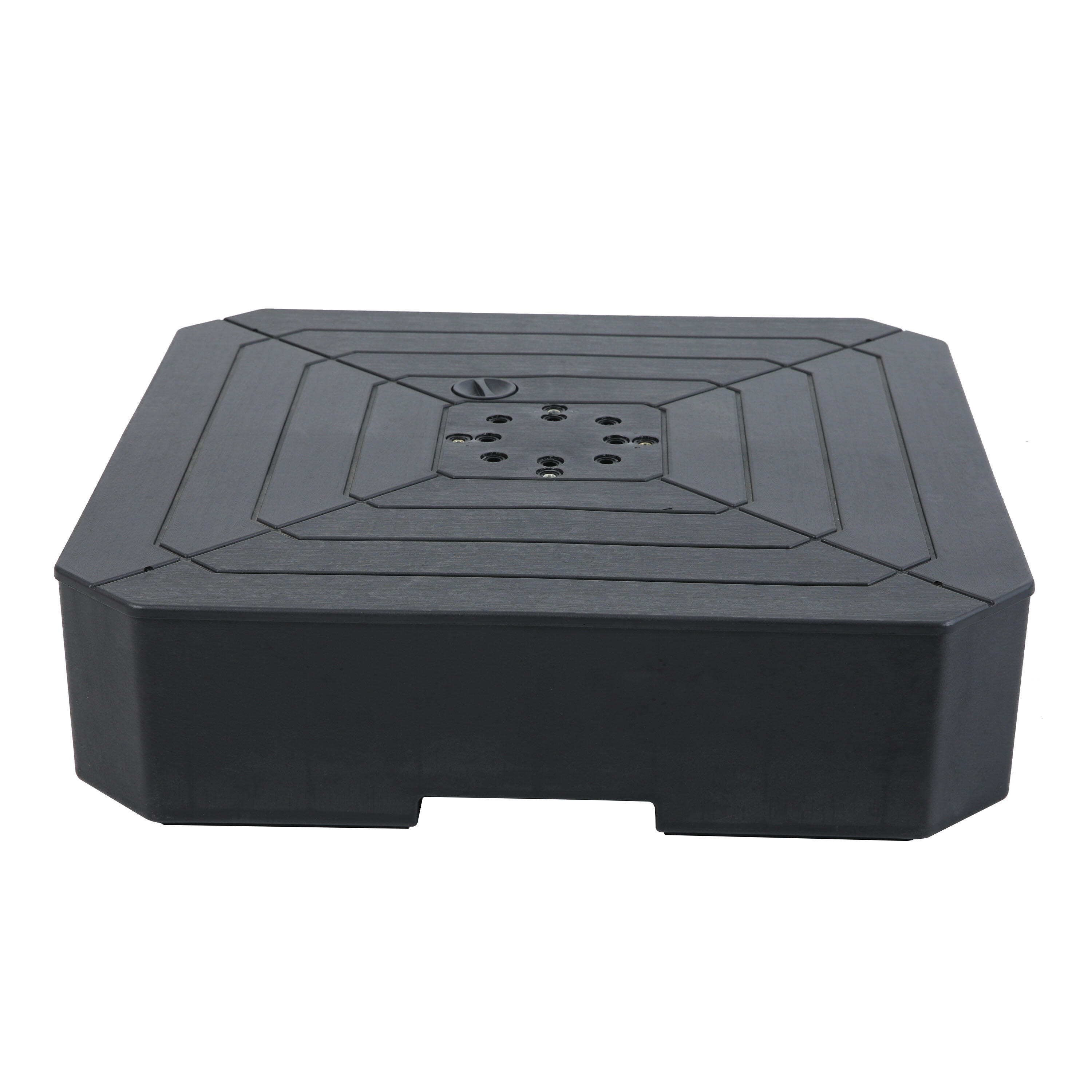 Pied de Parasol en Plastique Remplissable, AXI, 2 Roues, Noir 2/7