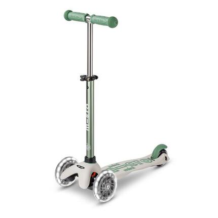 Trottinette 3 roues Mini Deluxe Eco Pistache LED