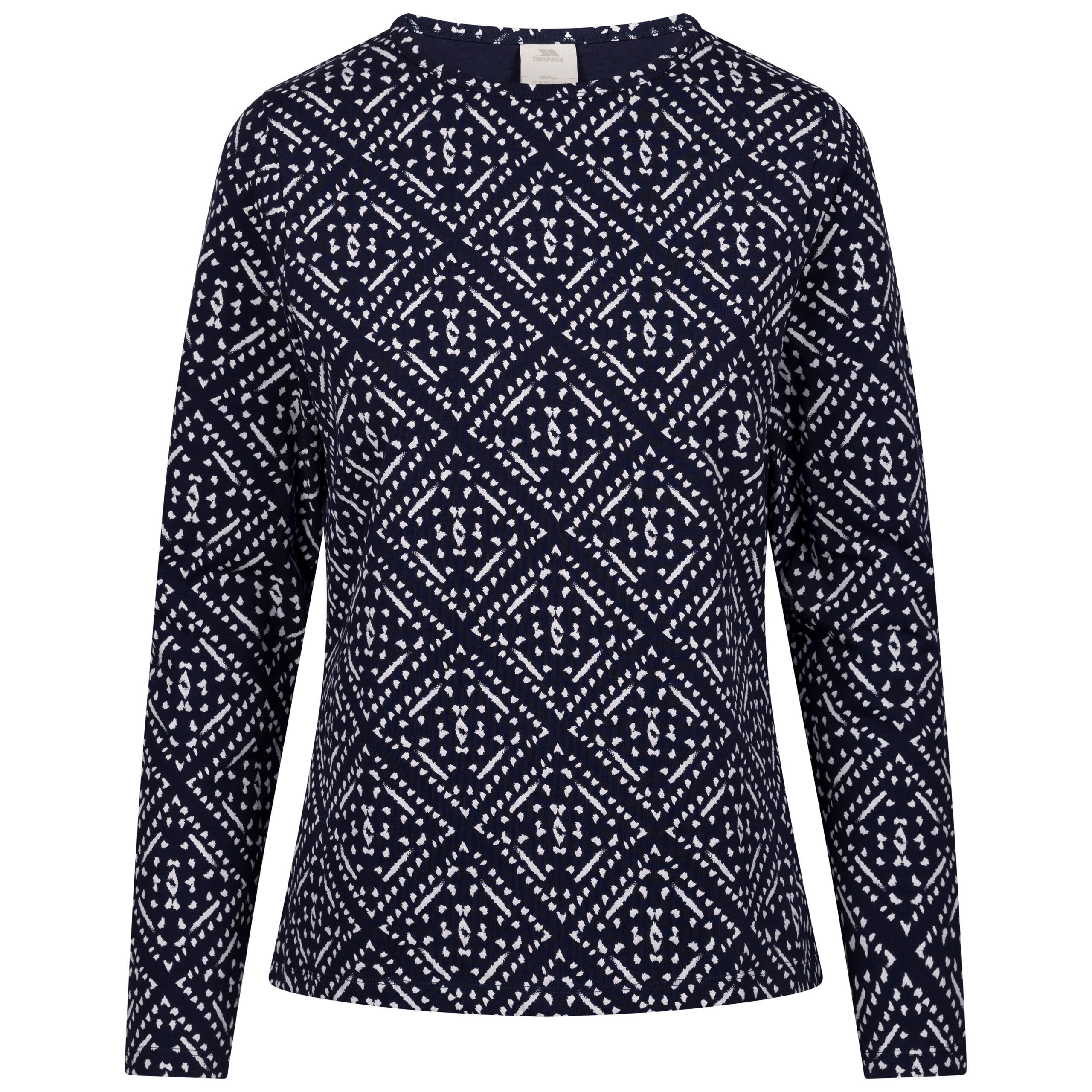 Trespass Daniela - Female Casual Top Navy Print 1/5
