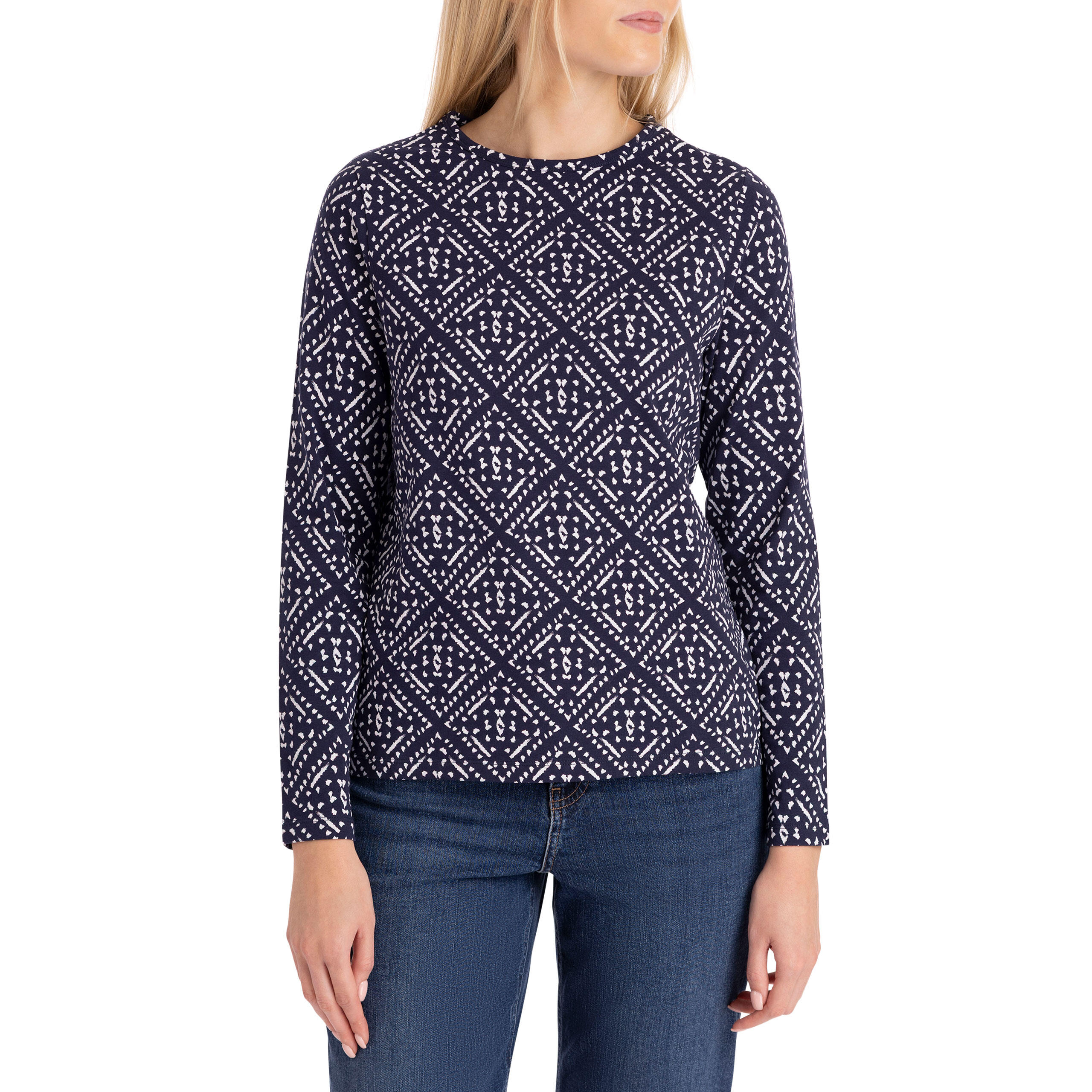 Trespass Daniela - Female Casual Top Navy Print 5/5