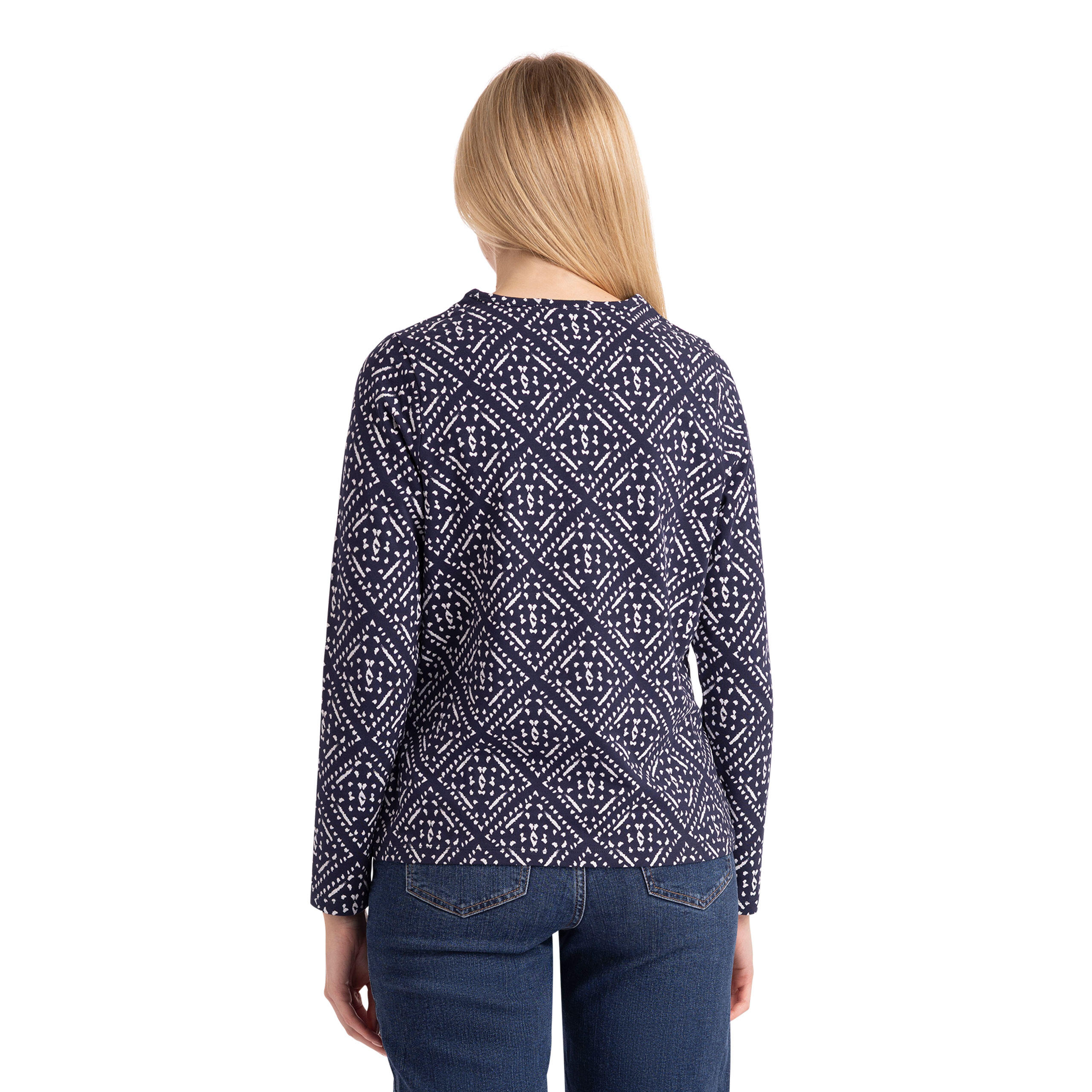 Trespass Daniela - Female Casual Top Navy Print 4/5