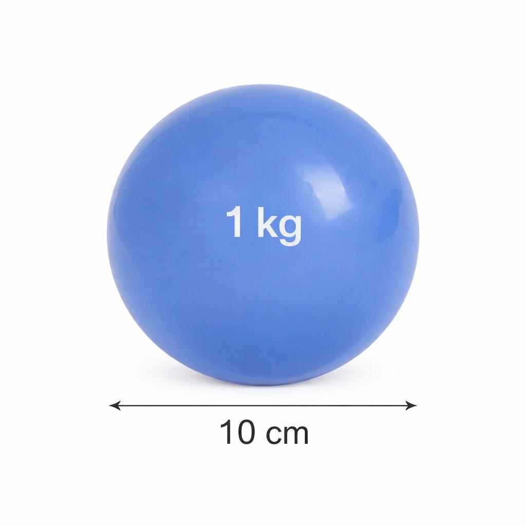 2 Tone Ball Pelota con Peso Fitness Azul 1 kg (Par)) 3/3