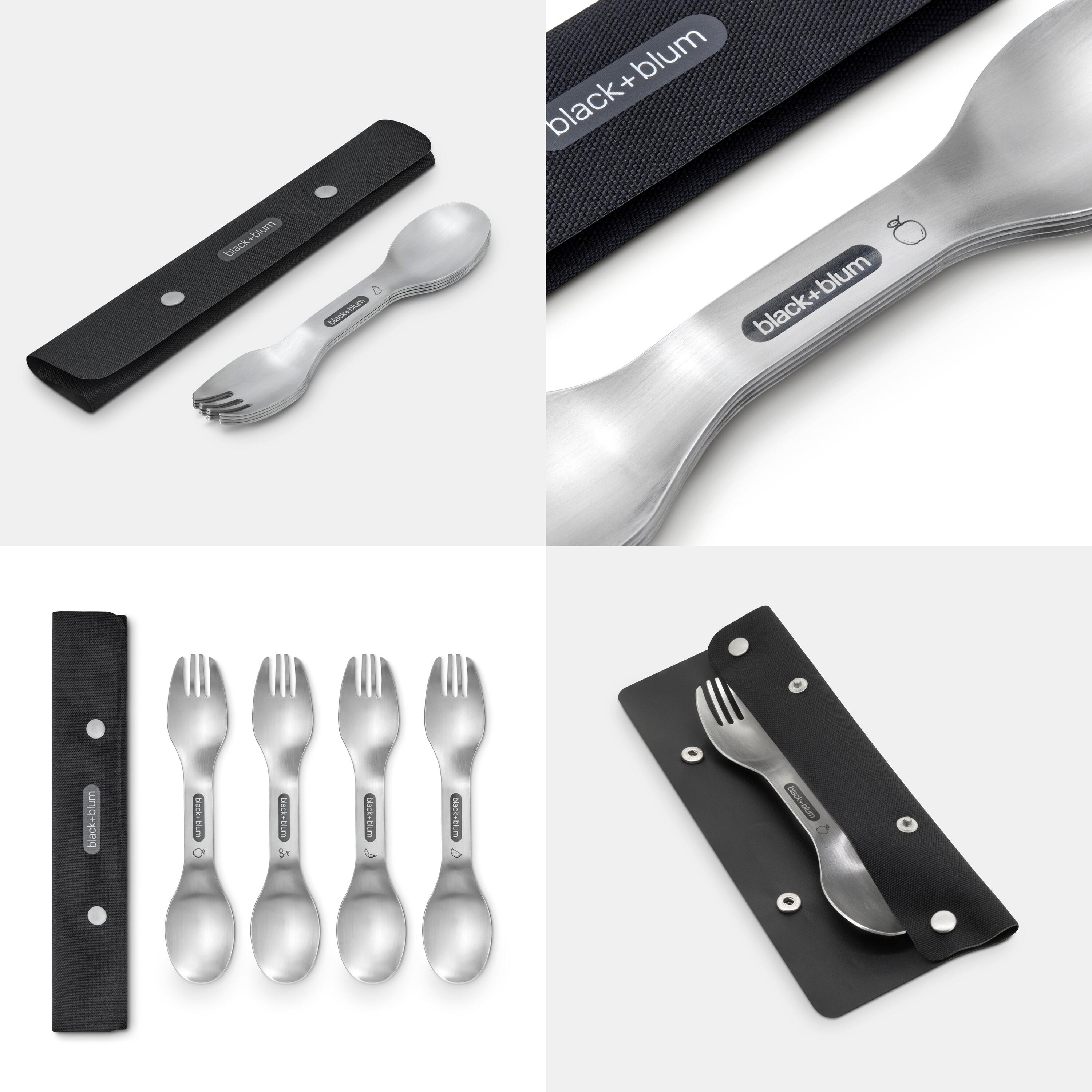 SET DE 4 SPROK EN ACIER INOX-HAUTE QUALITÉ 2/5