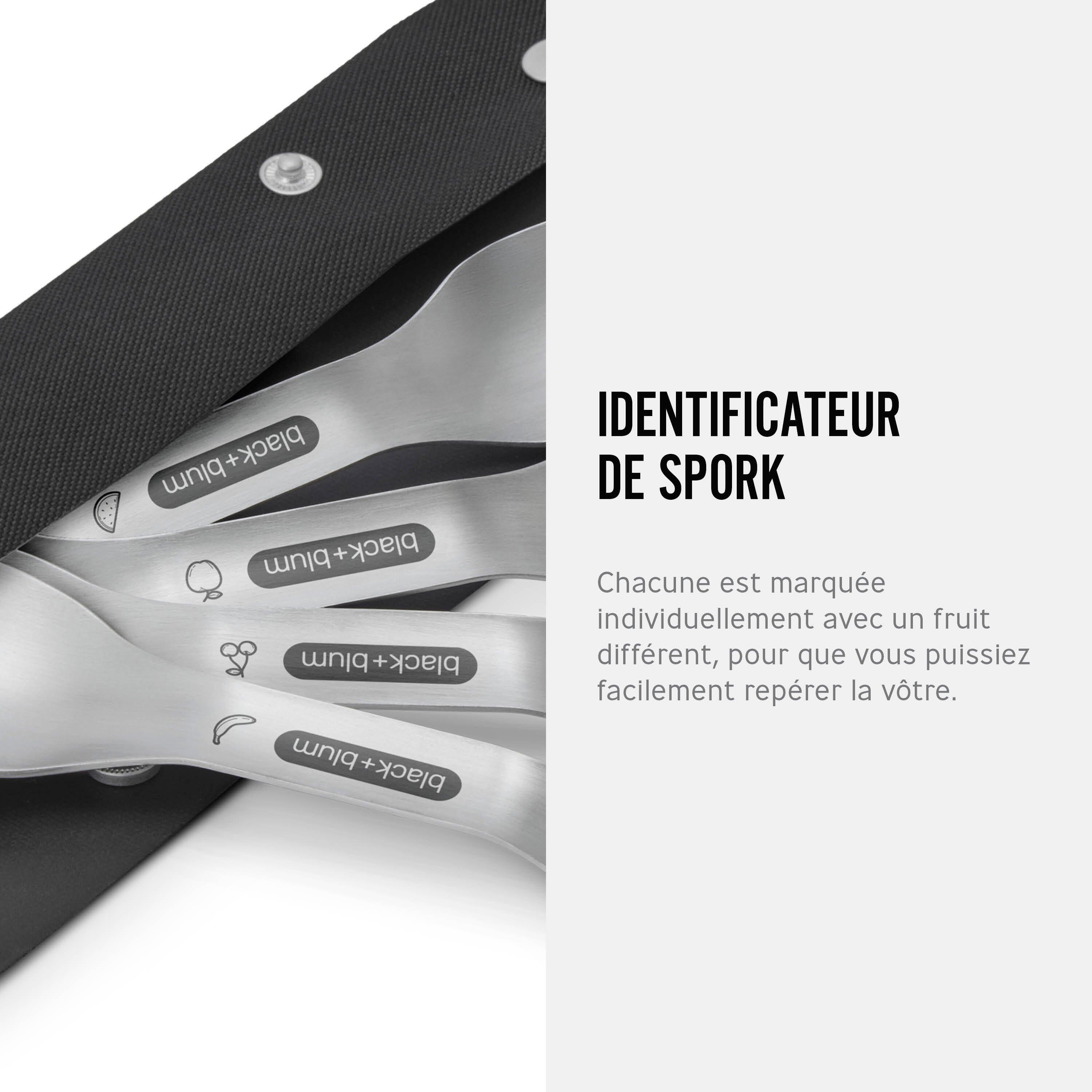 SET DE 4 SPROK EN ACIER INOX-HAUTE QUALITÉ 5/5