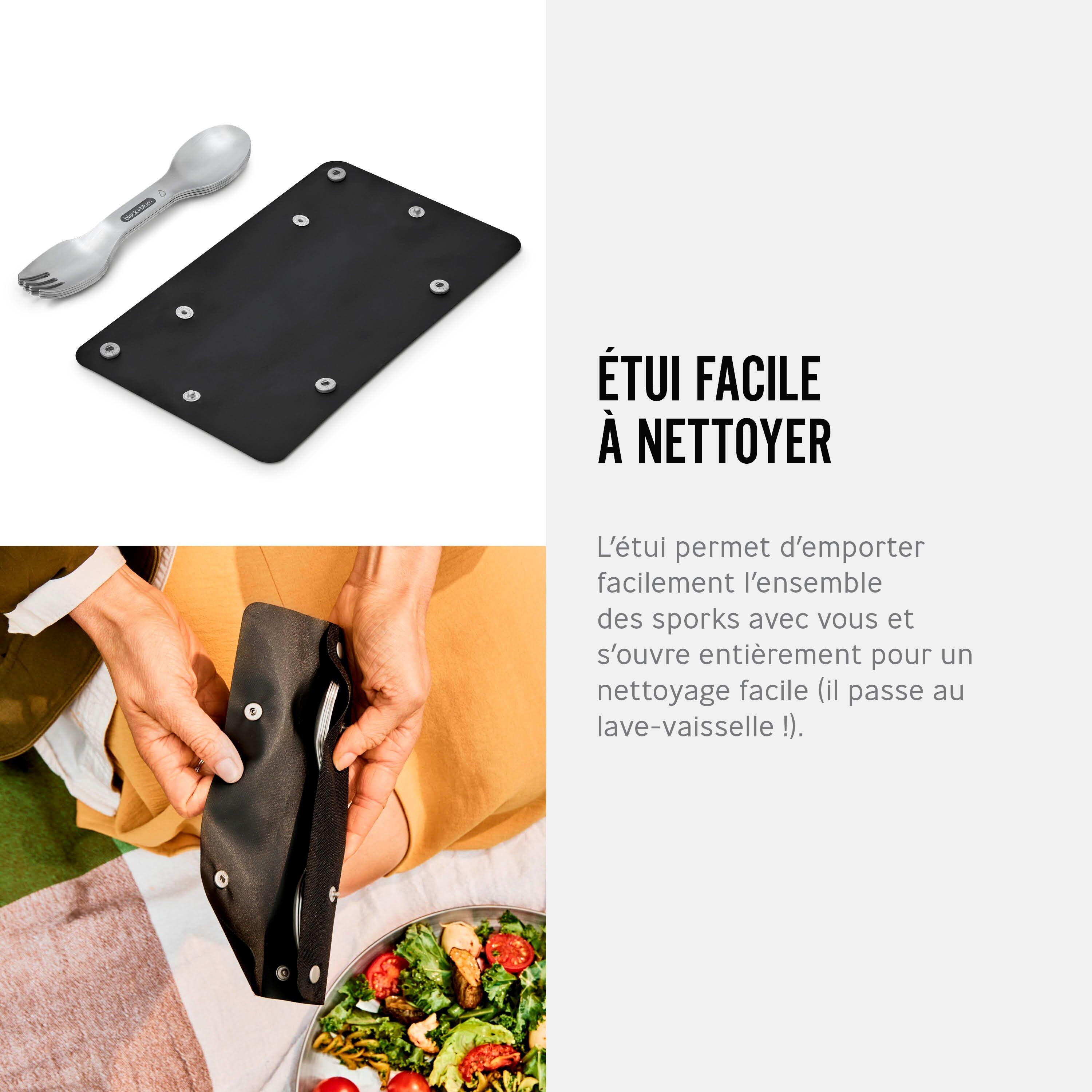 SET DE 4 SPROK EN ACIER INOX-HAUTE QUALITÉ 4/5