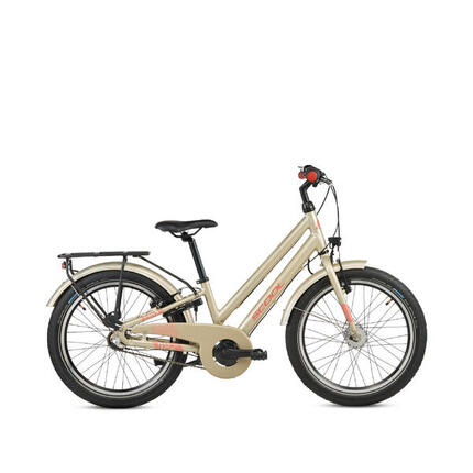 chiX pro, 24 Zoll Kinderfahrrad, 3-Gang, Beige, 130–145 cm