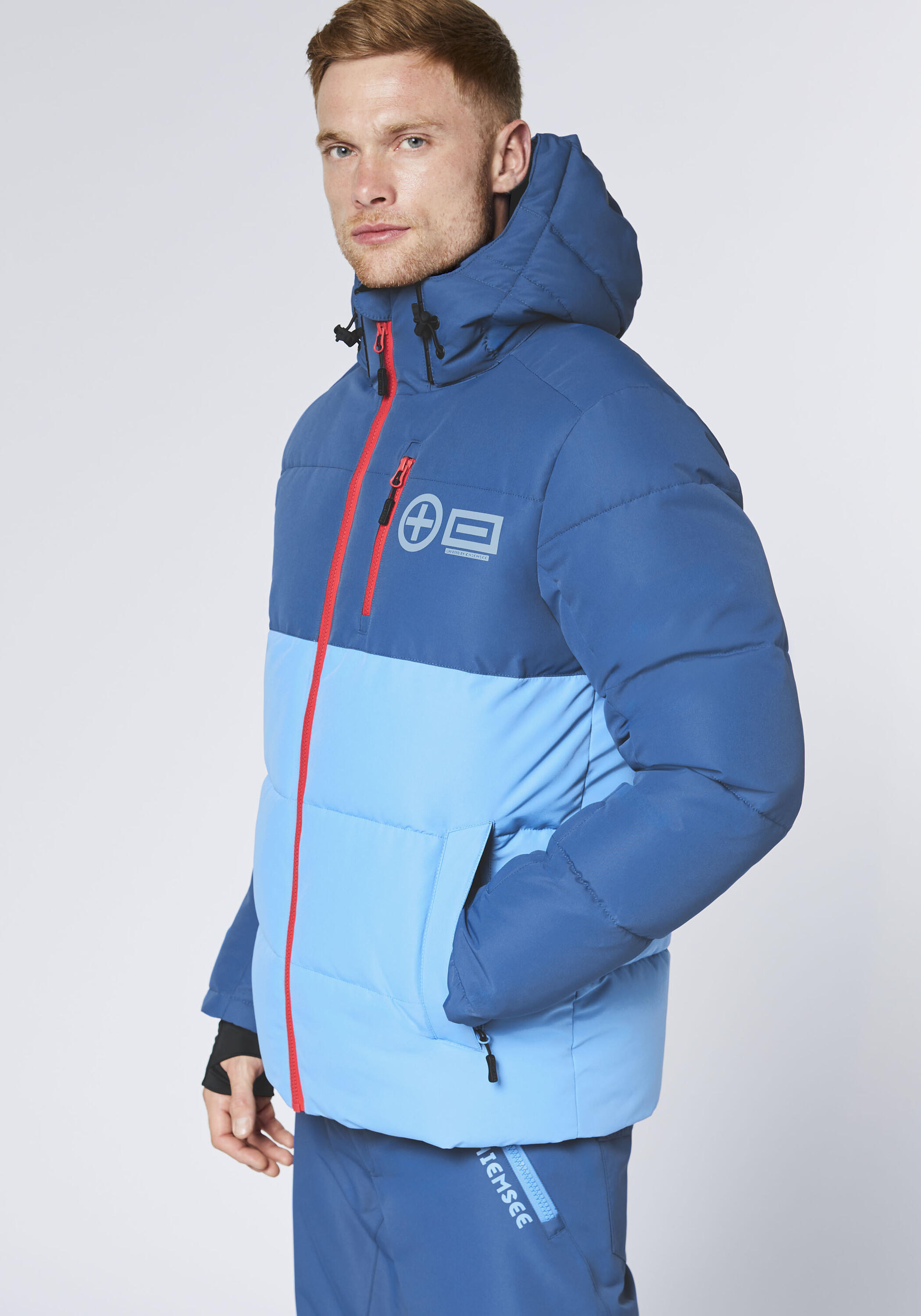 Skijacke mit vielen Reißverschlusstaschen inkl. Skipasstasche 7/7