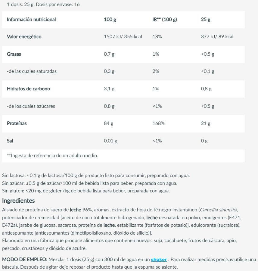 Iso Whey Clear - 400g Perzikthee Biotech USA 2/3