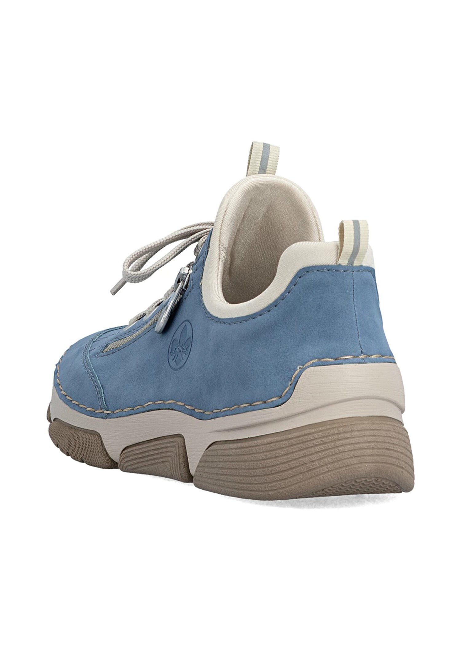 Rieker Damen Halbschuh Slipper Schuhe 45973-14 Blau 3/5