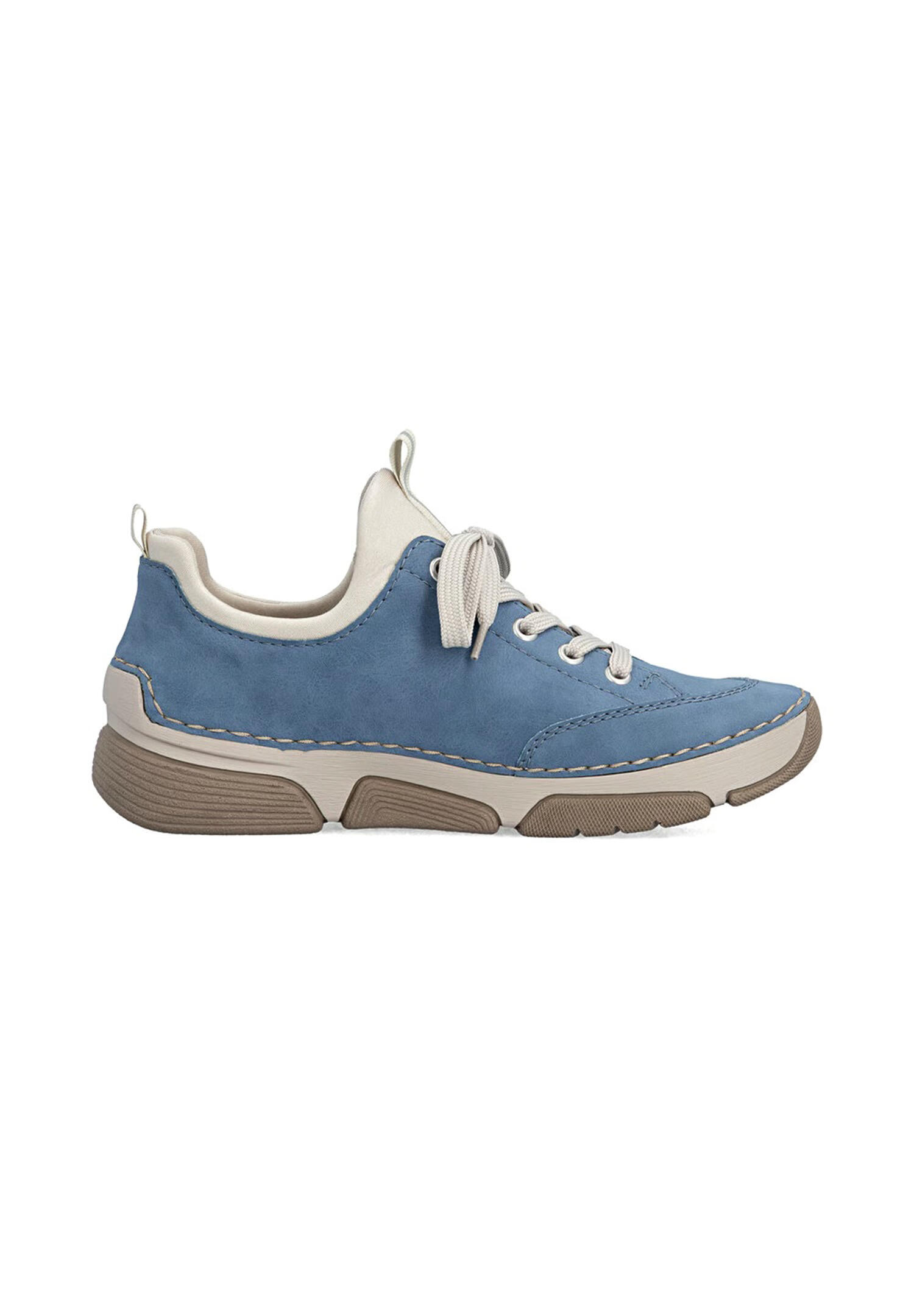Rieker Damen Halbschuh Slipper Schuhe 45973-14 Blau 2/5